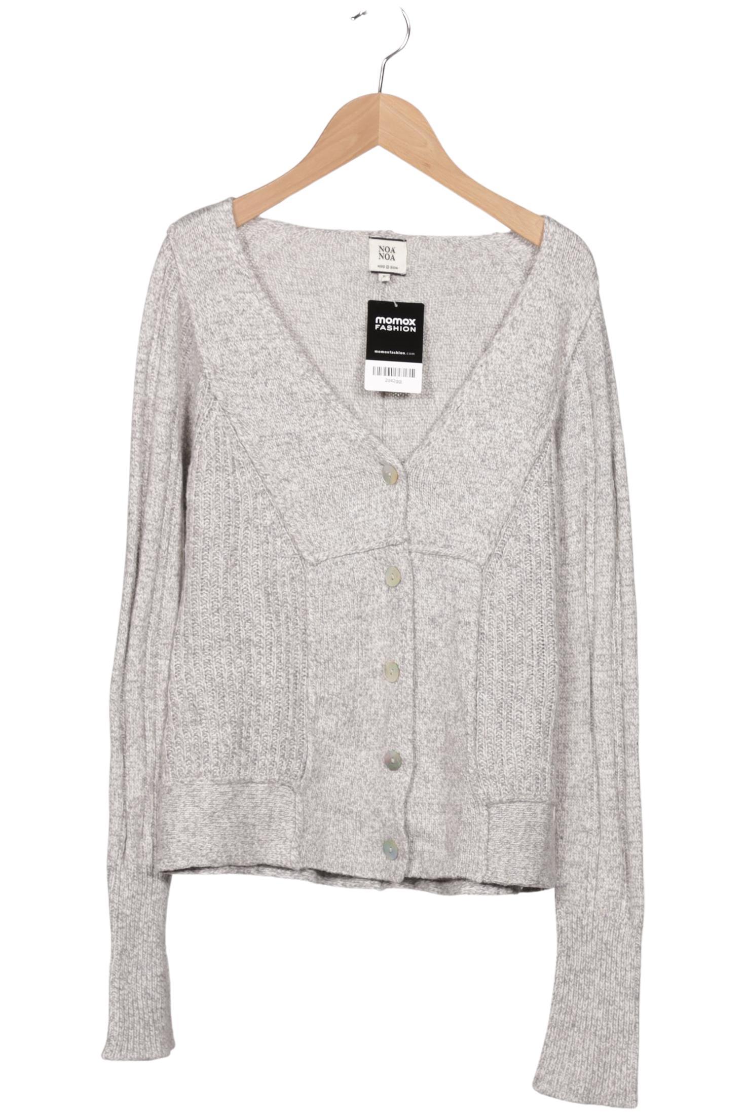 

Noa Noa Damen Strickjacke, grau, Gr. 36