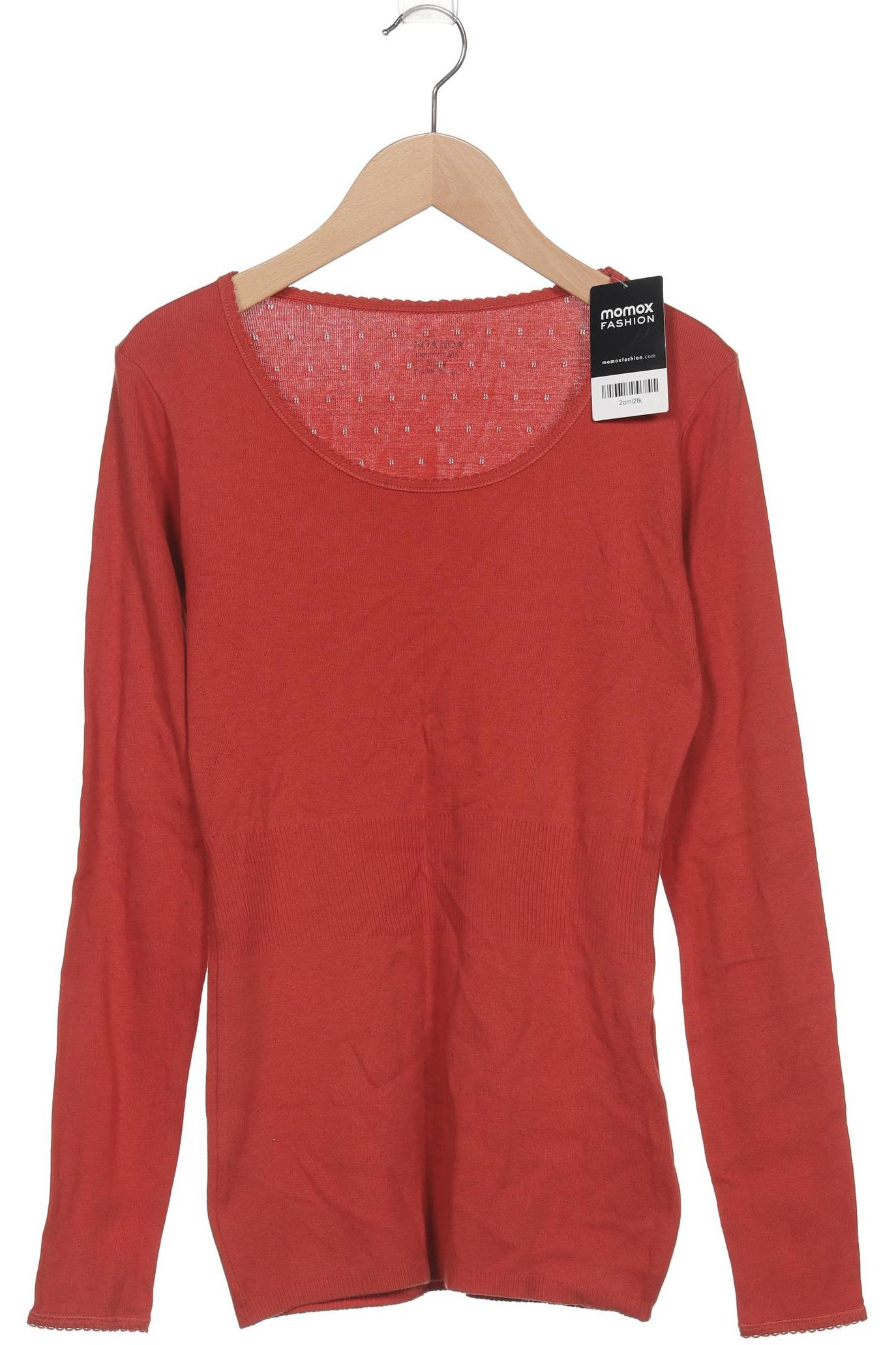 

Noa Noa Damen Langarmshirt, orange, Gr. 36