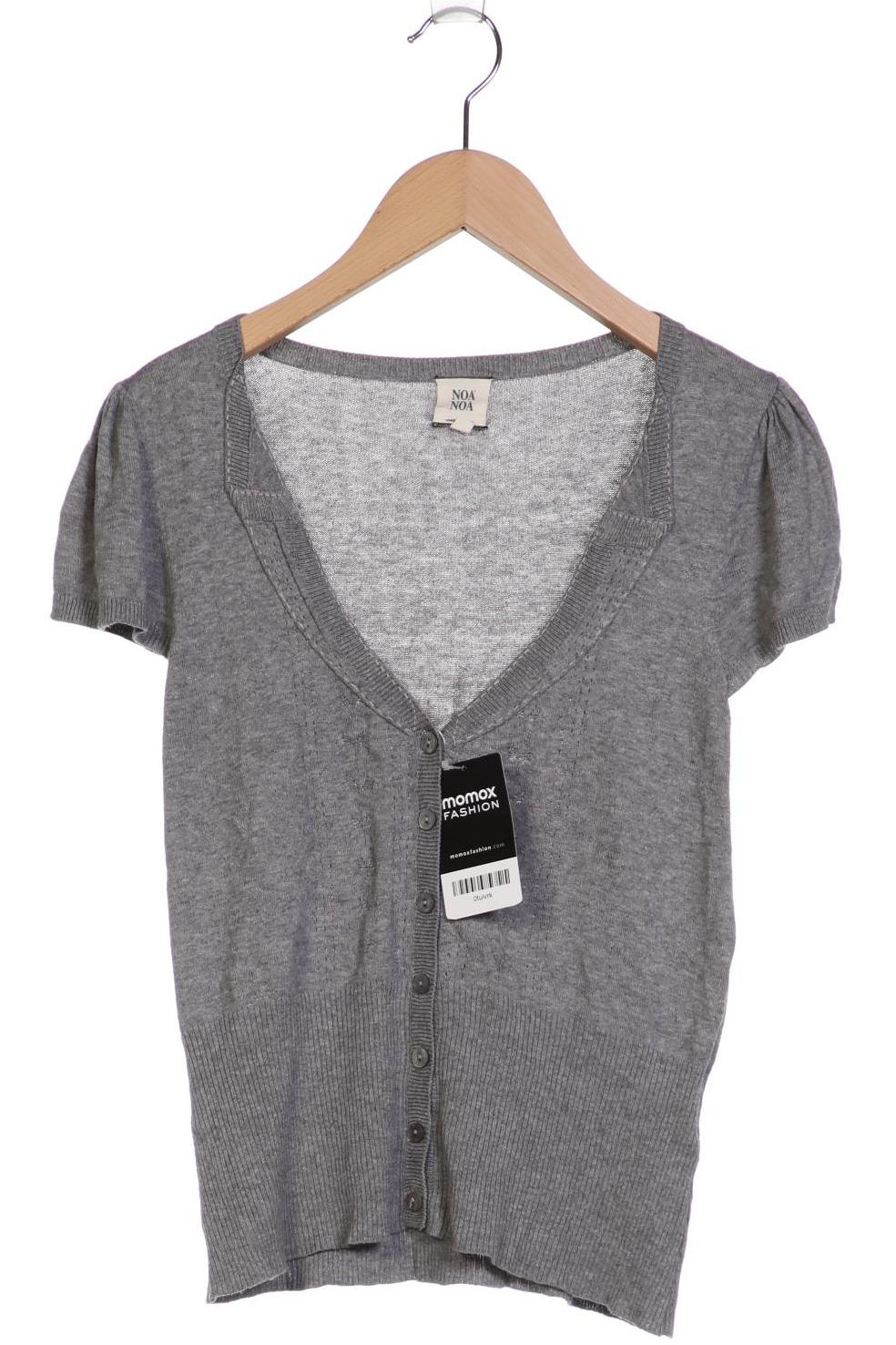

Noa Noa Damen Strickjacke, grau, Gr. 36