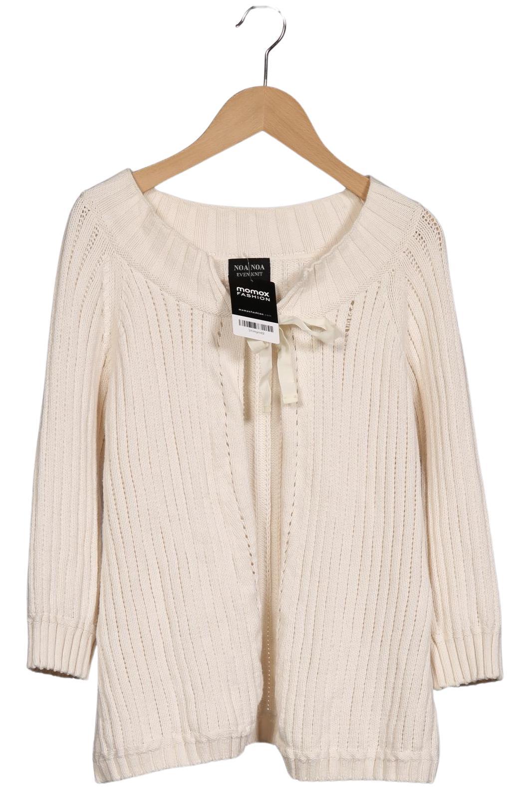 

Noa Noa Damen Strickjacke, cremeweiß, Gr. 38