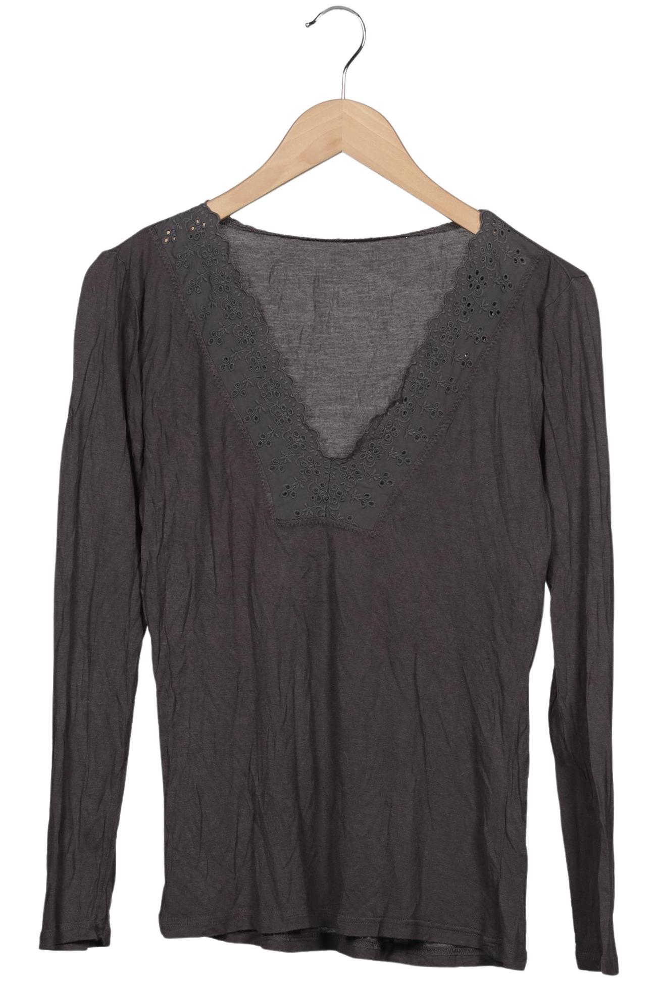 

Noa Noa Damen Langarmshirt, grau, Gr. 38