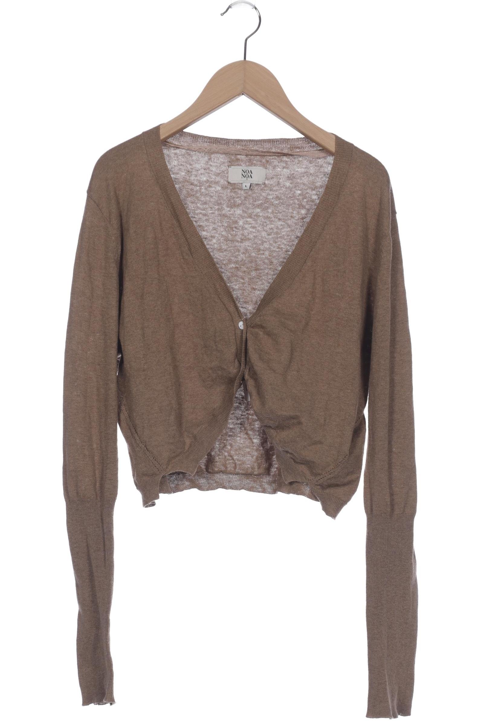 

Noa Noa Damen Strickjacke, braun, Gr. 42