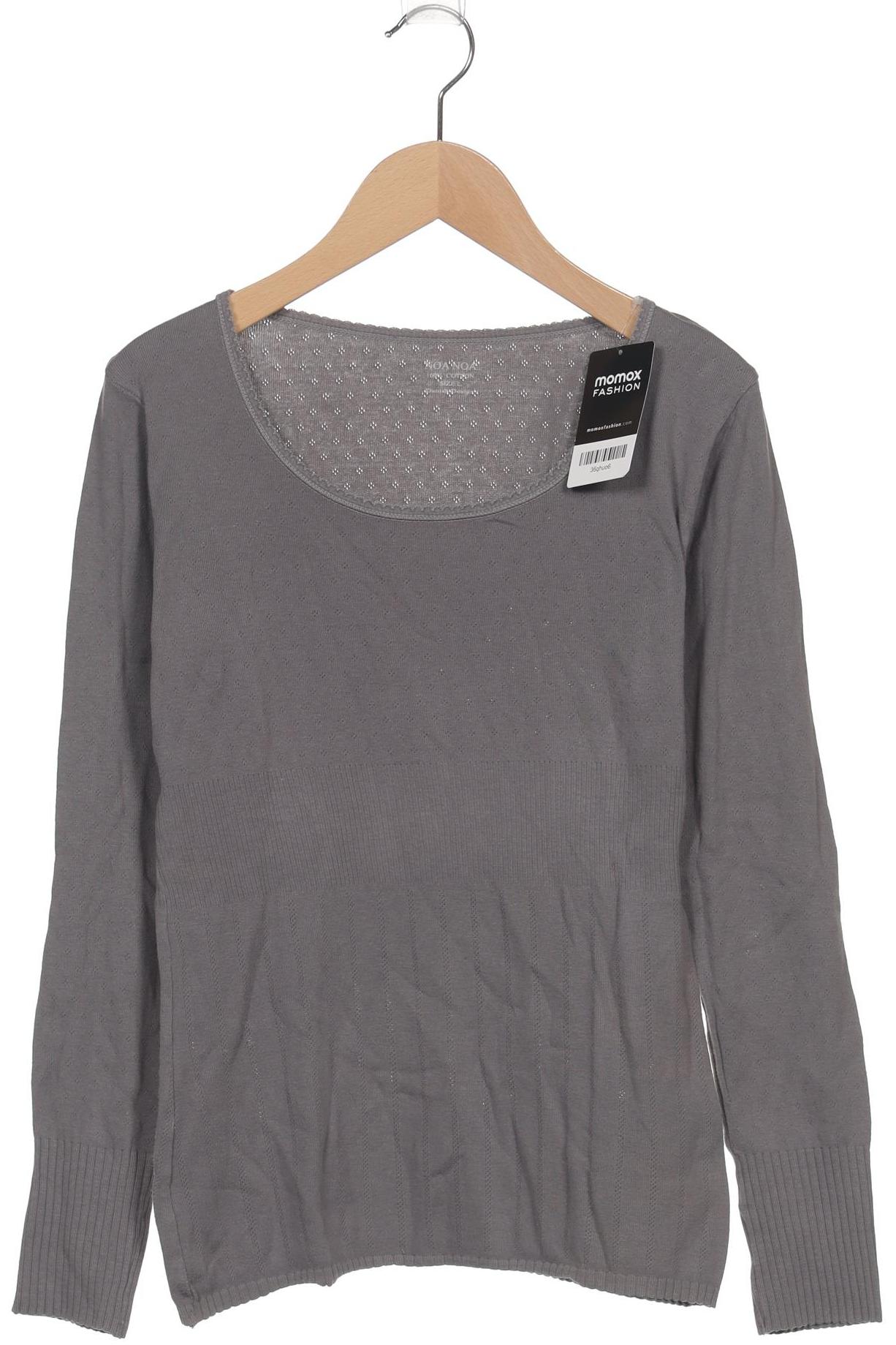 

Noa Noa Damen Langarmshirt, grau, Gr. 42