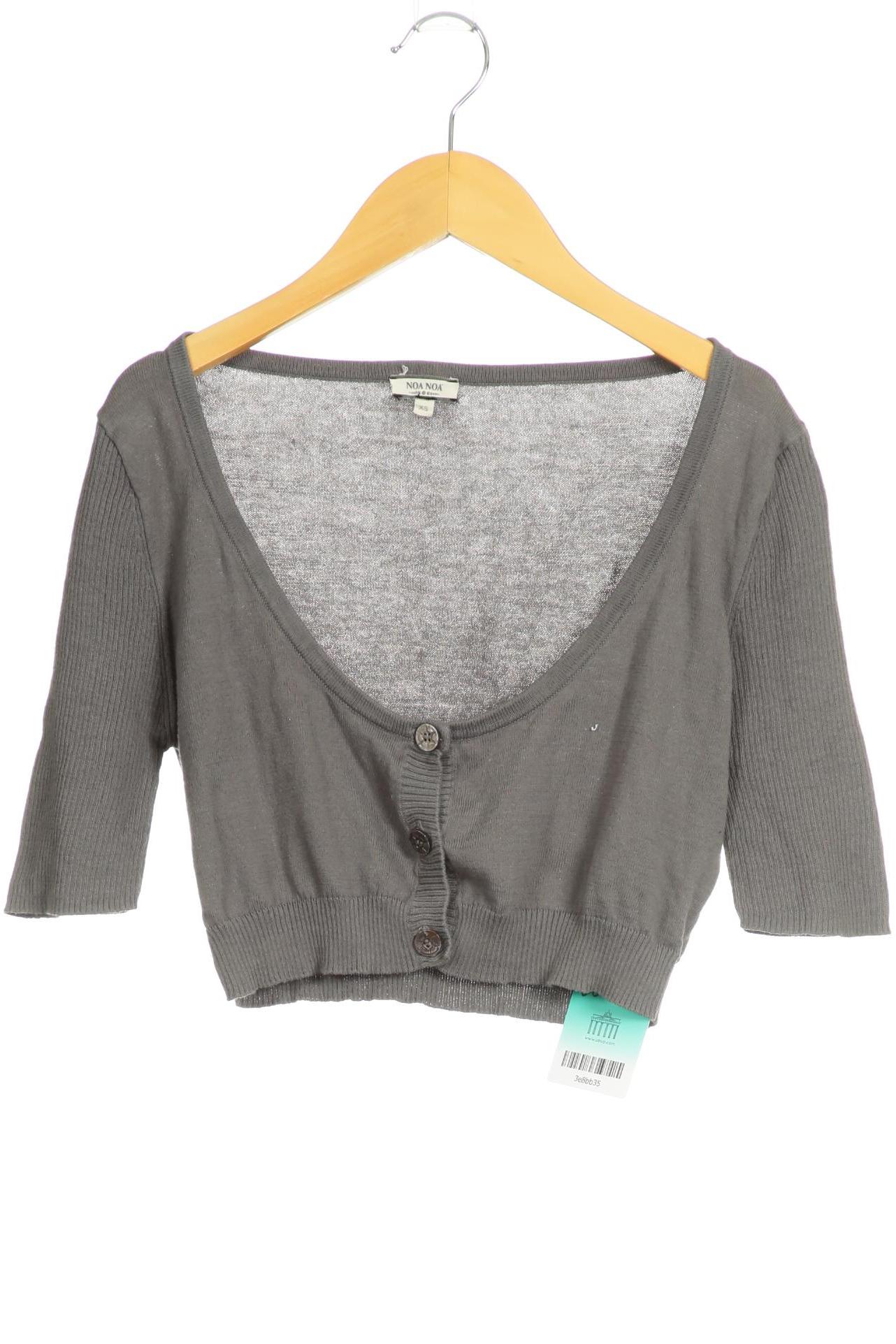 

Noa Noa Damen Strickjacke, grau, Gr. 34