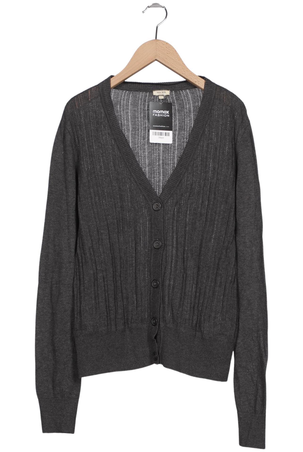 

Noa Noa Damen Strickjacke, grau, Gr. 42