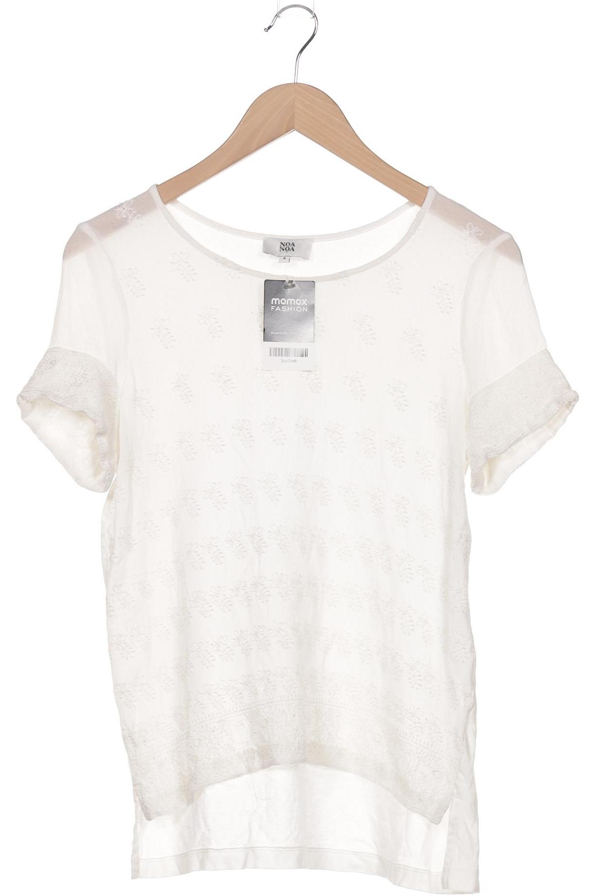 

Noa Noa Damen T-Shirt, weiß, Gr. 36