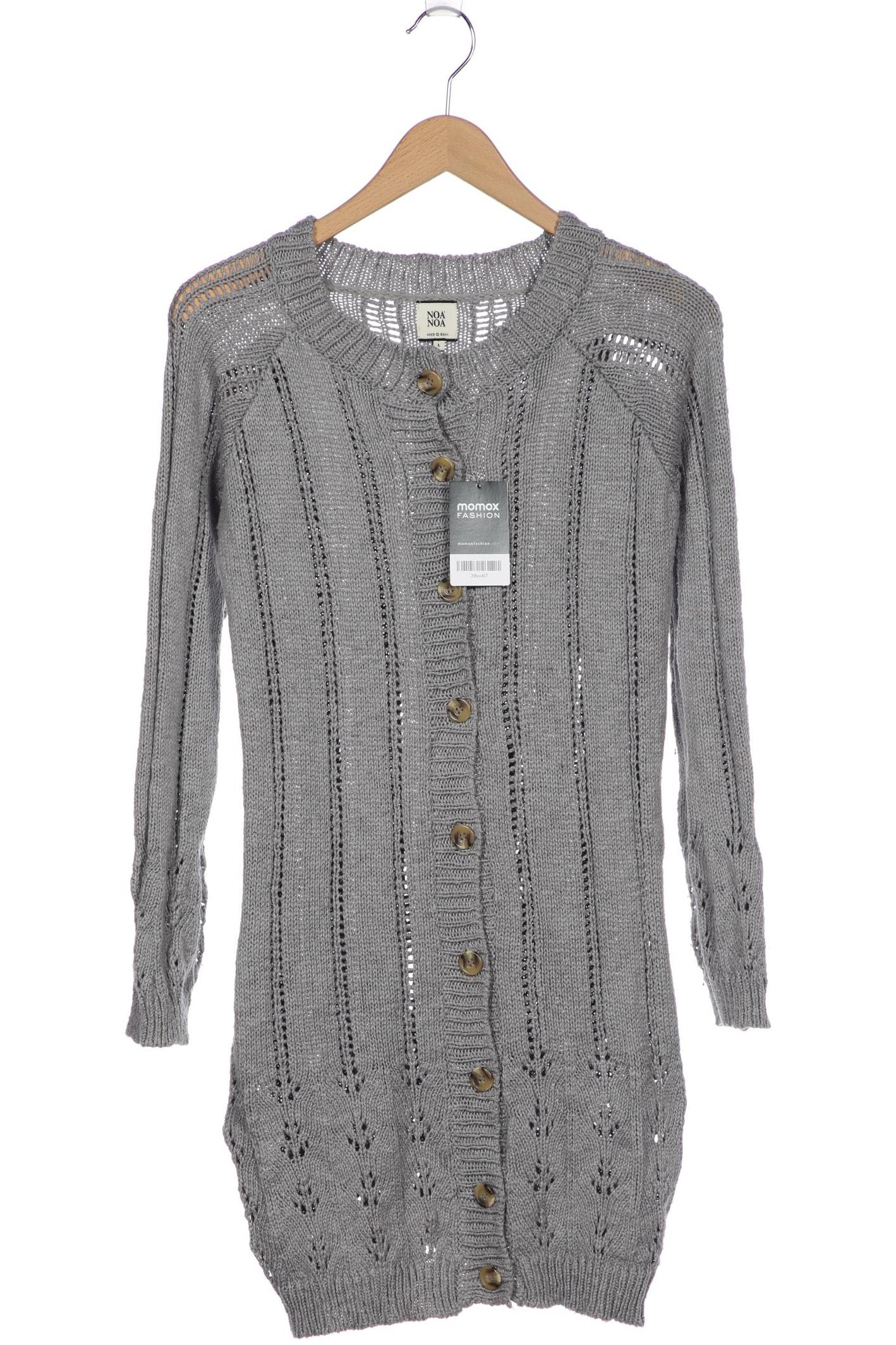 

Noa Noa Damen Strickjacke, grau, Gr. 42