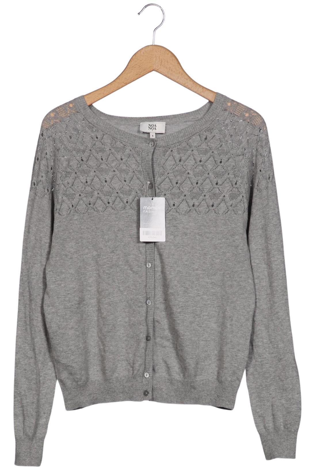 

Noa Noa Damen Strickjacke, grau, Gr. 36
