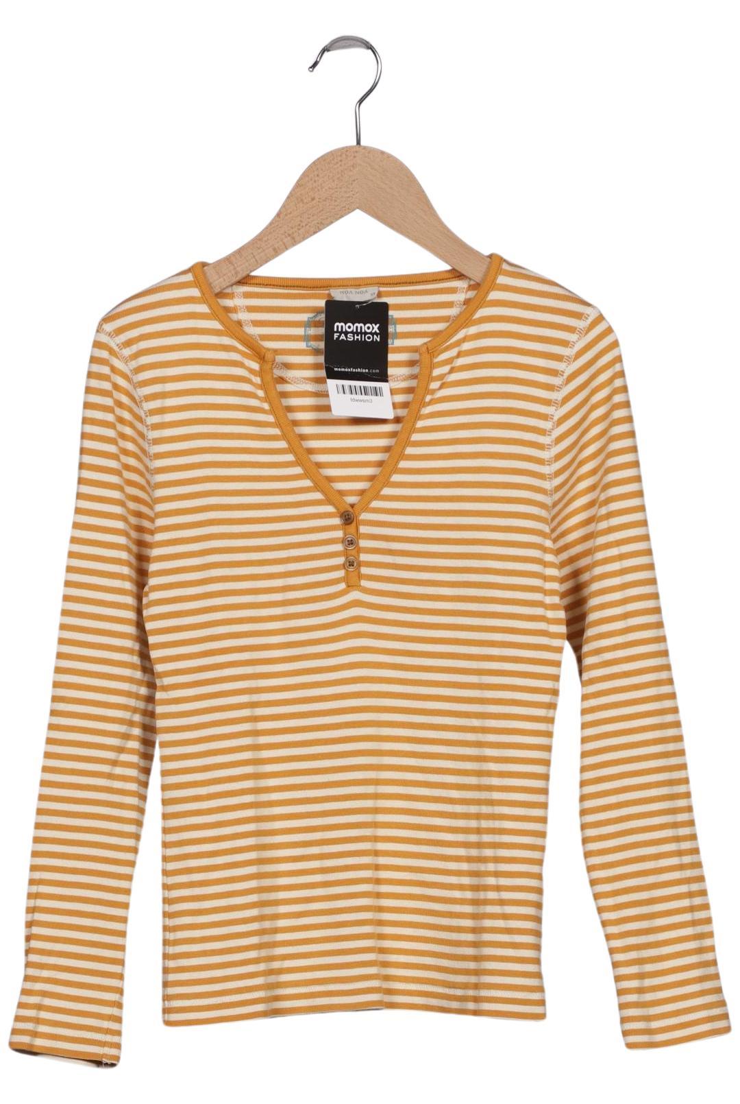 

Noa Noa Damen Langarmshirt, orange, Gr. 34