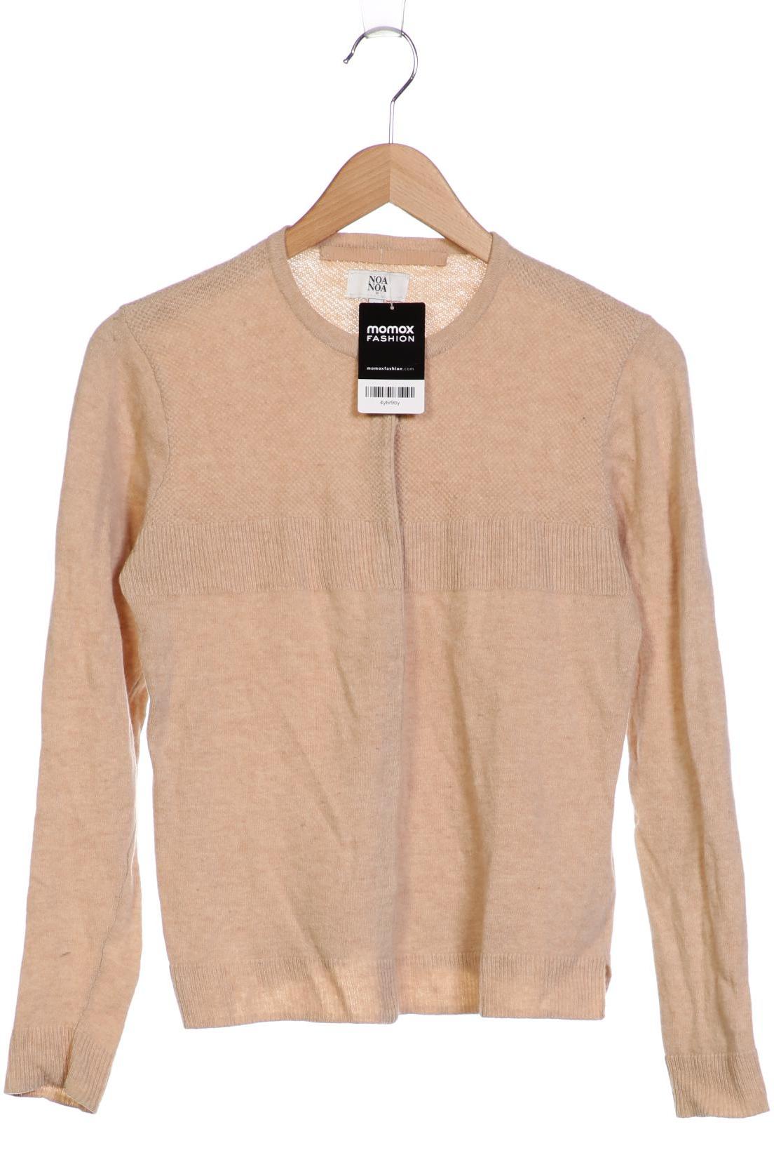 

Noa Noa Damen Strickjacke, beige, Gr. 38