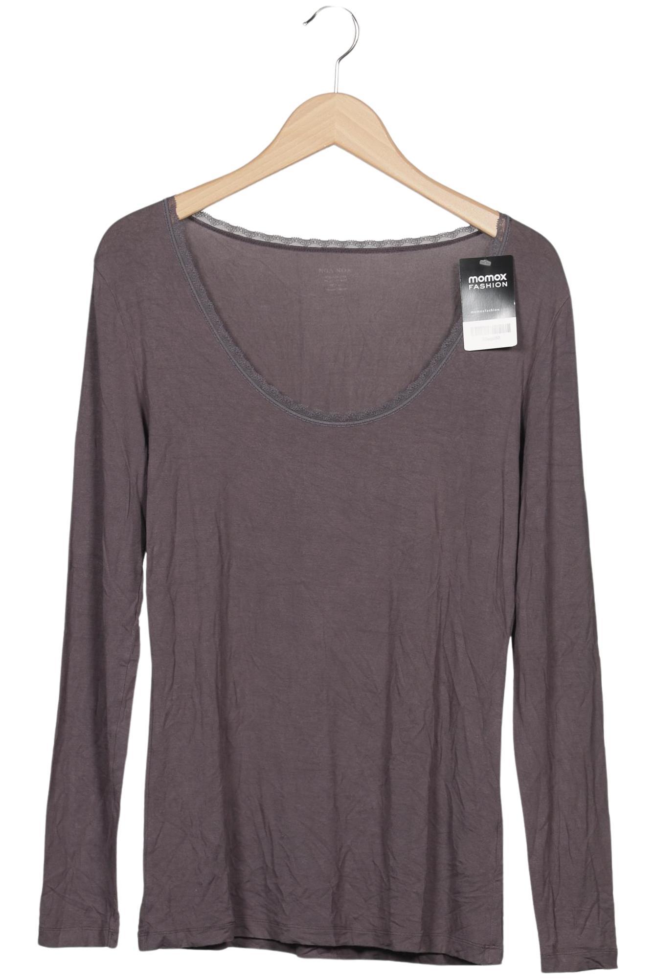

Noa Noa Damen Langarmshirt, grau, Gr. 38