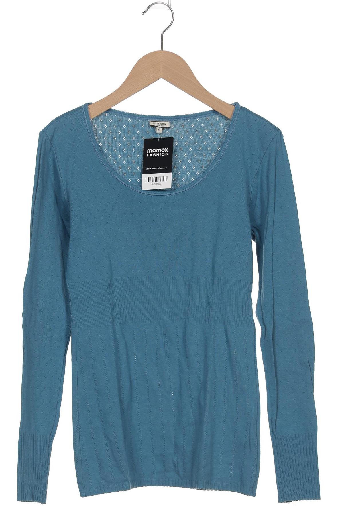 

Noa Noa Damen Langarmshirt, blau, Gr. 38