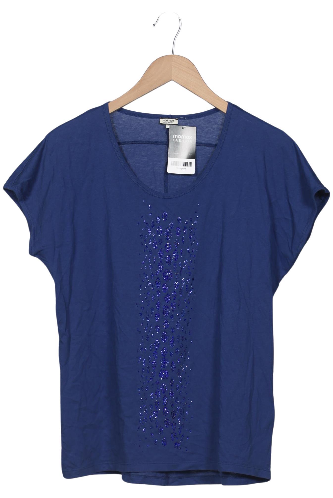 

Noa Noa Damen T-Shirt, blau, Gr. 42