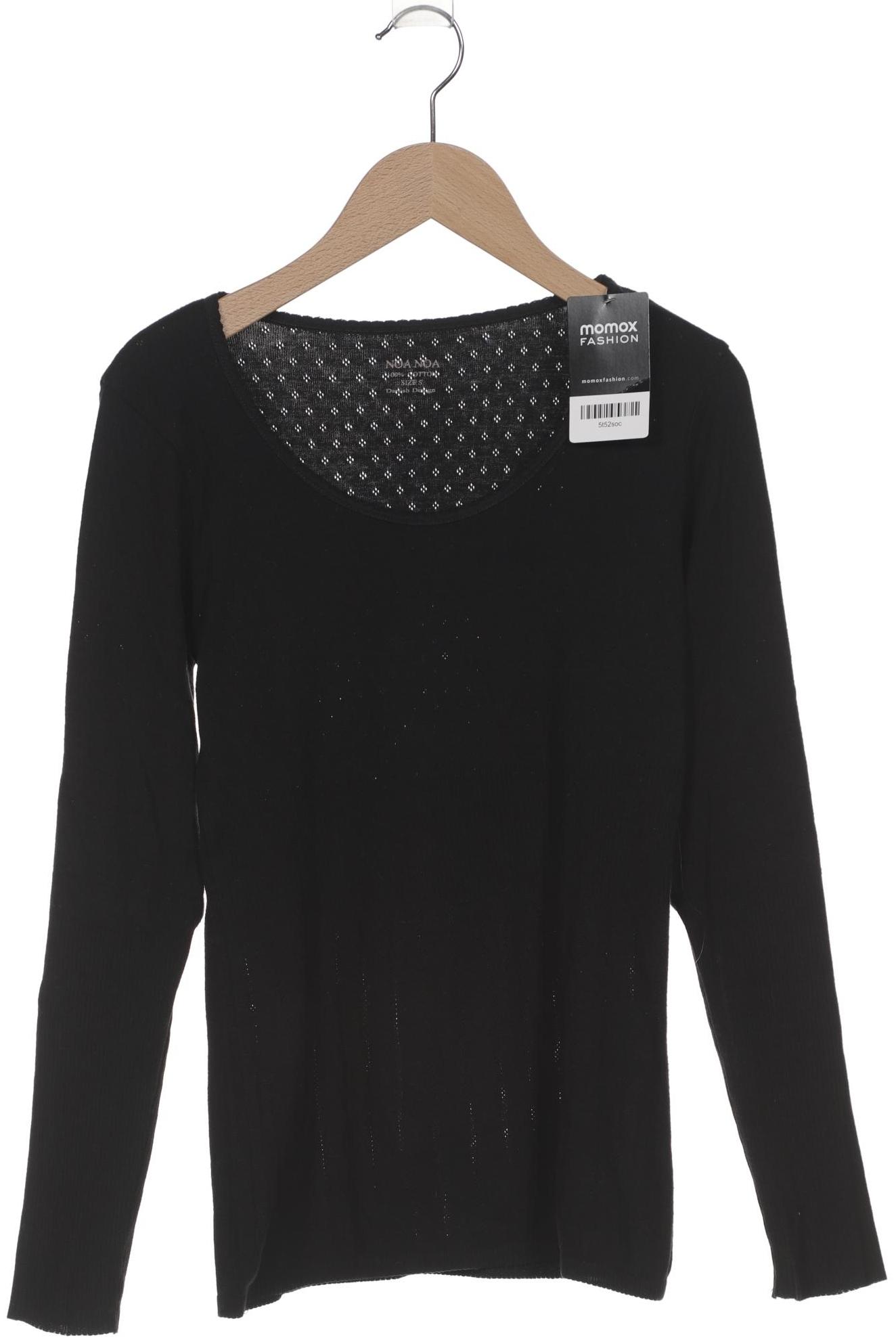 

Noa Noa Damen Langarmshirt, schwarz, Gr. 36