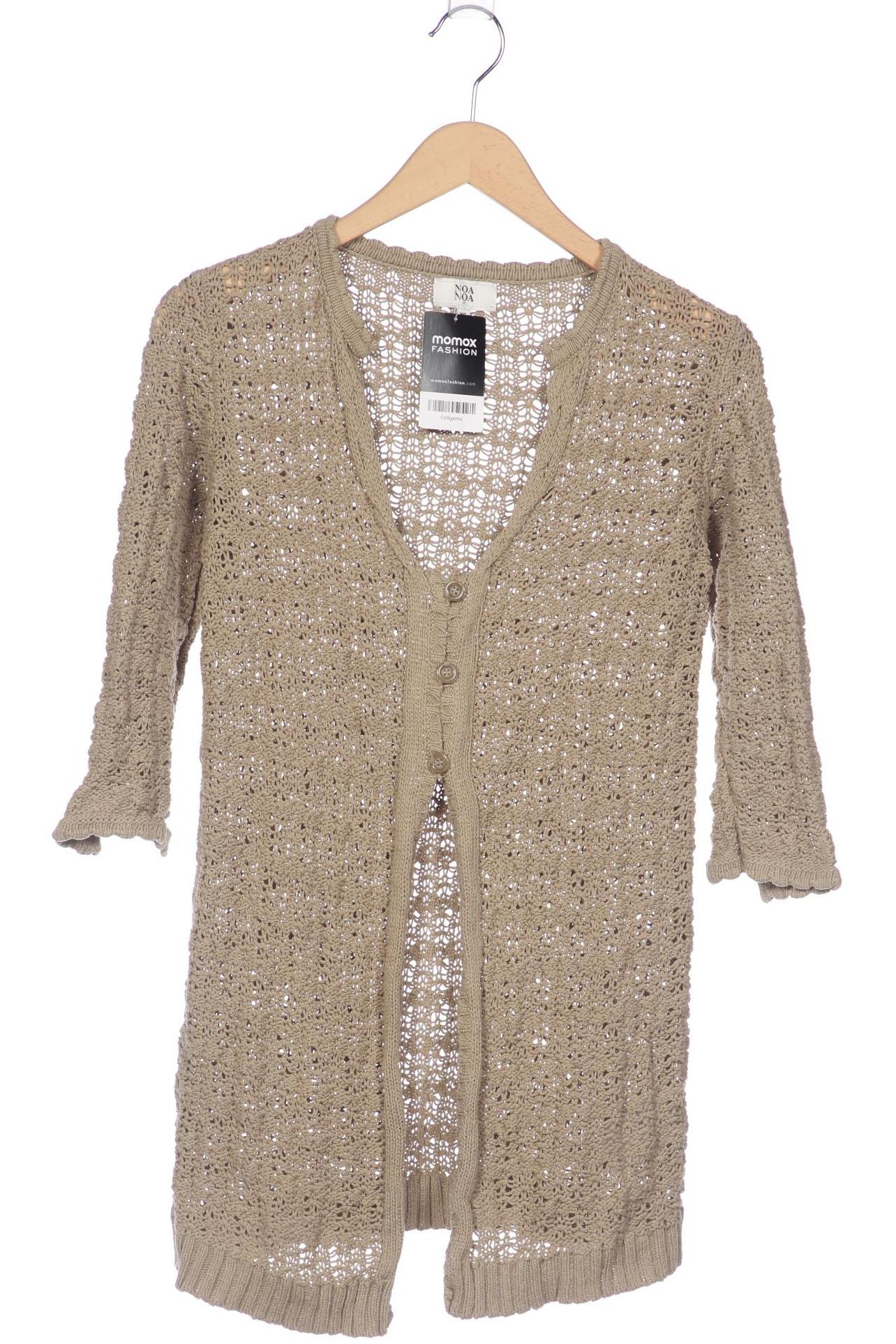 

Noa Noa Damen Strickjacke, beige, Gr. 34