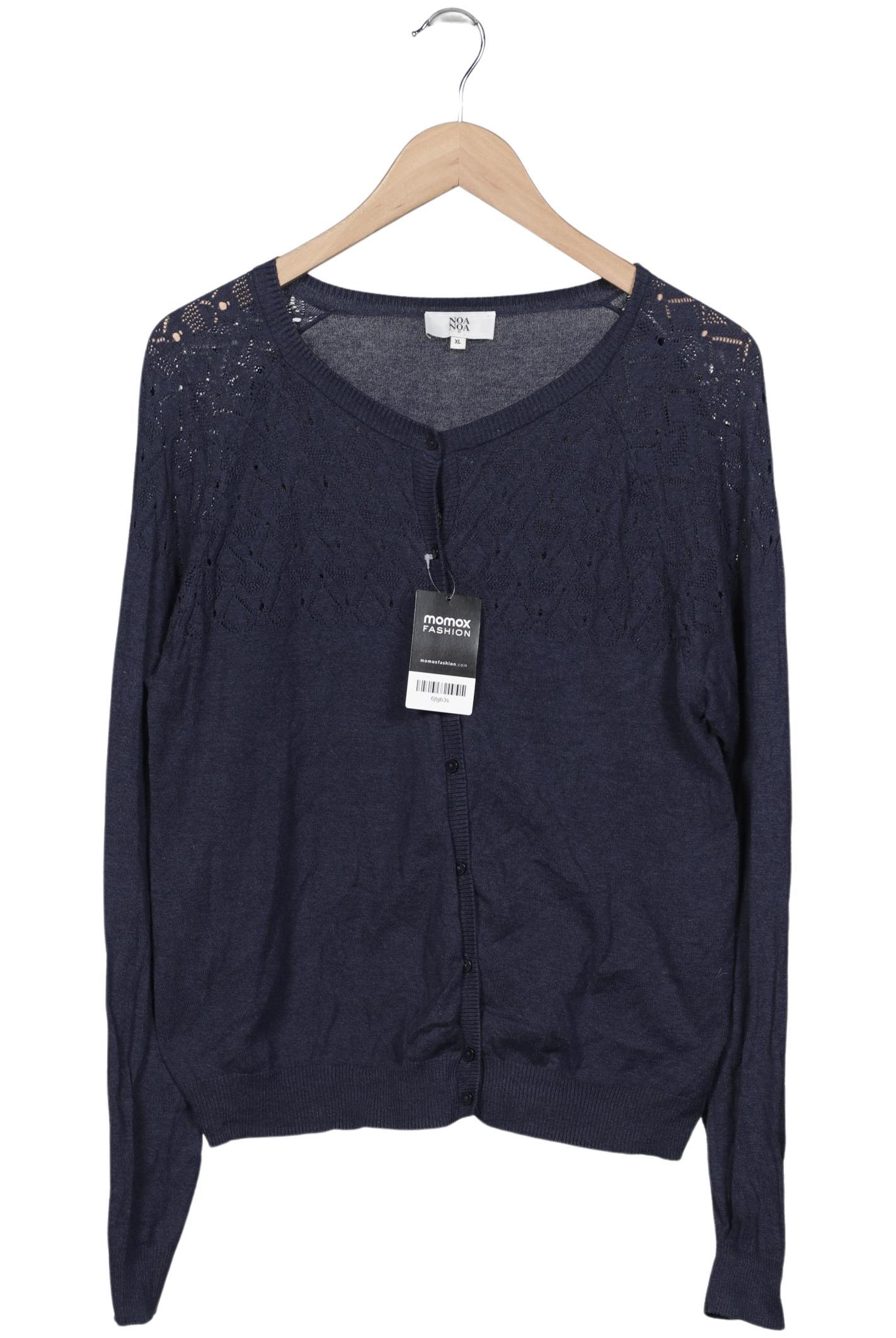 

Noa Noa Damen Strickjacke, marineblau, Gr. 44