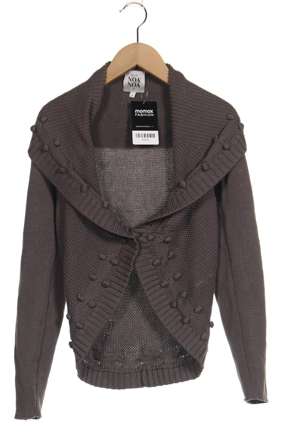 

Noa Noa Damen Strickjacke, grau, Gr. 36