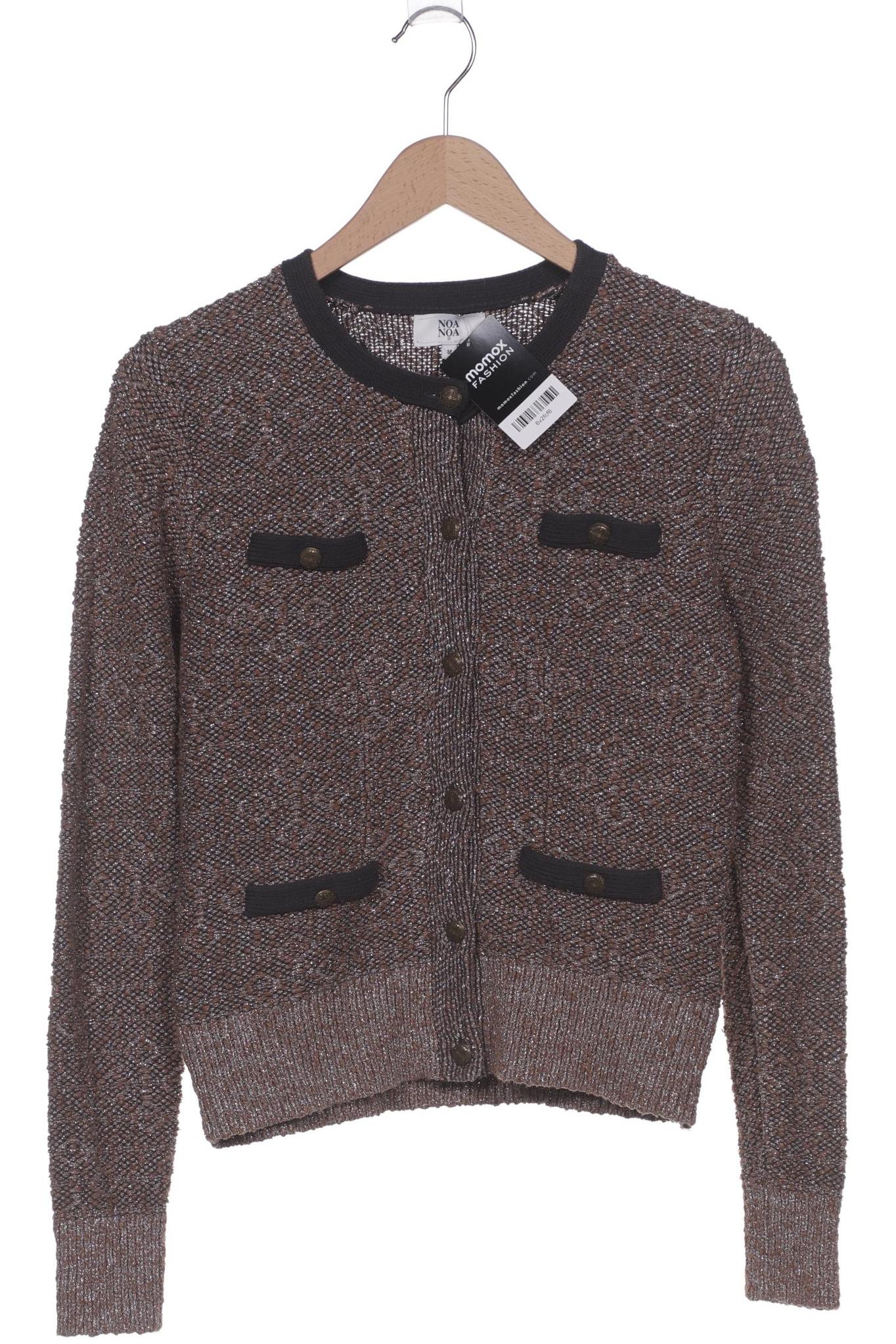 

Noa Noa Damen Strickjacke, braun, Gr. 38