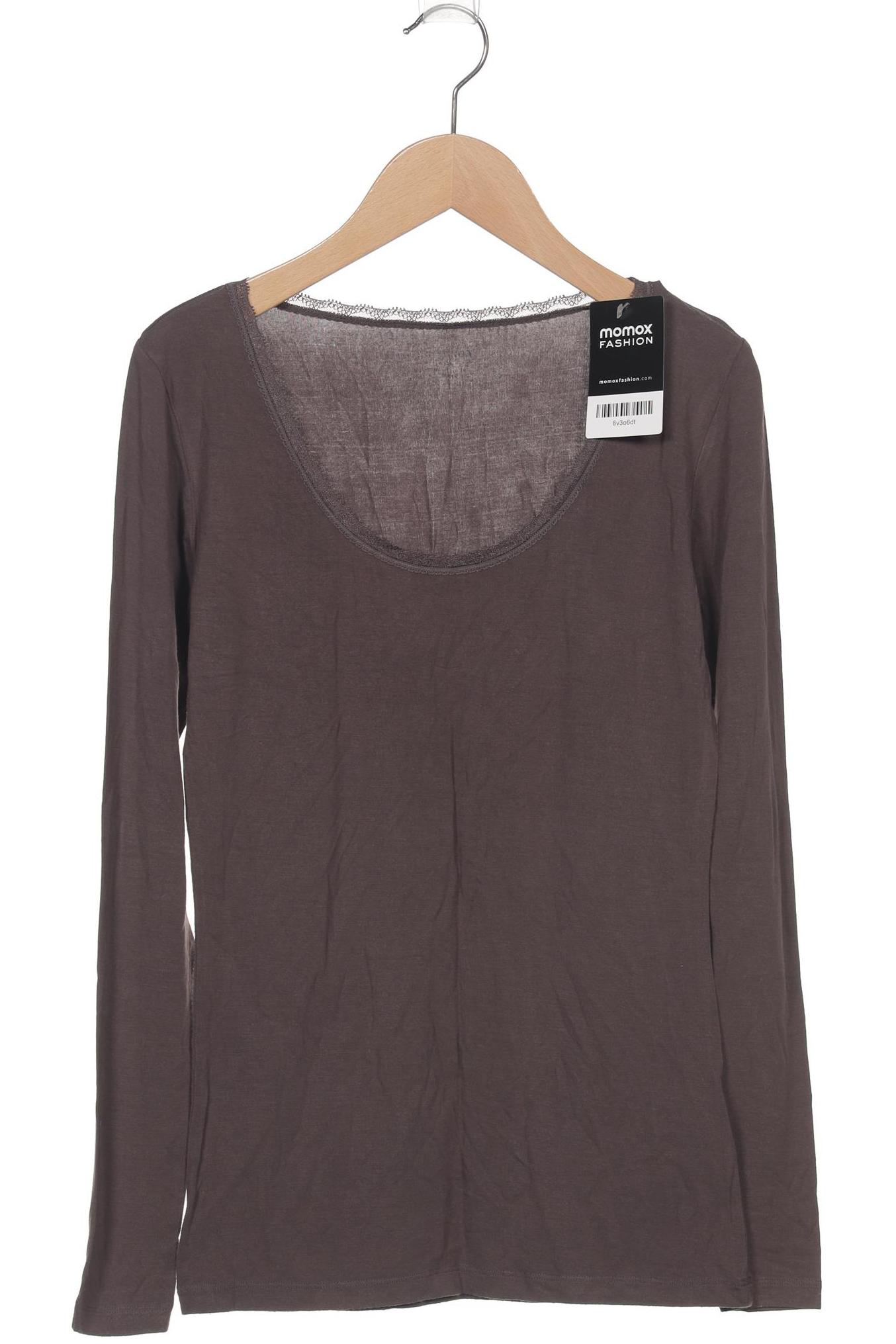 

Noa Noa Damen Langarmshirt, grau, Gr. 34