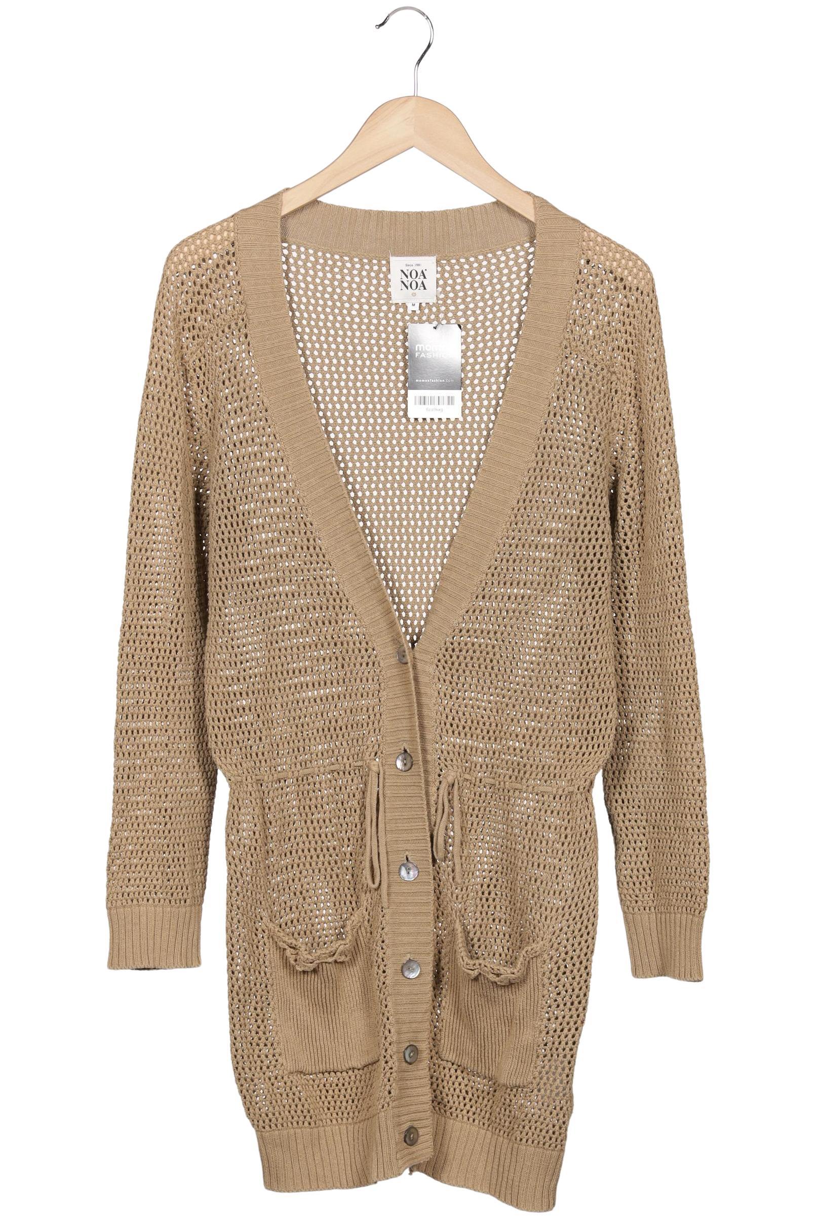 

Noa Noa Damen Strickjacke, beige, Gr. 38