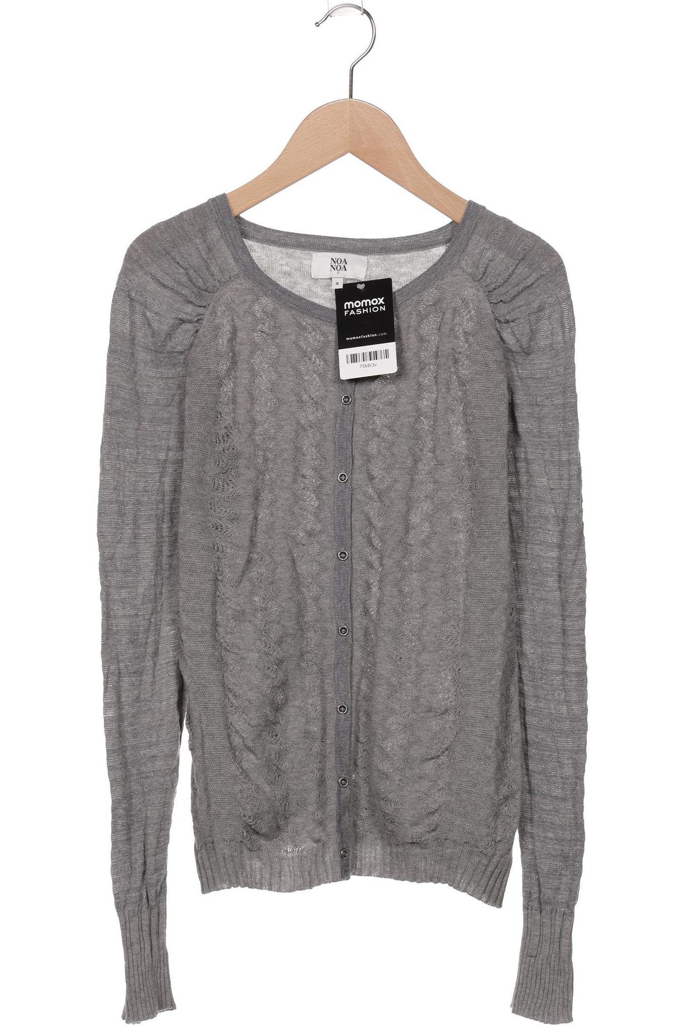 

Noa Noa Damen Strickjacke, grau, Gr. 36