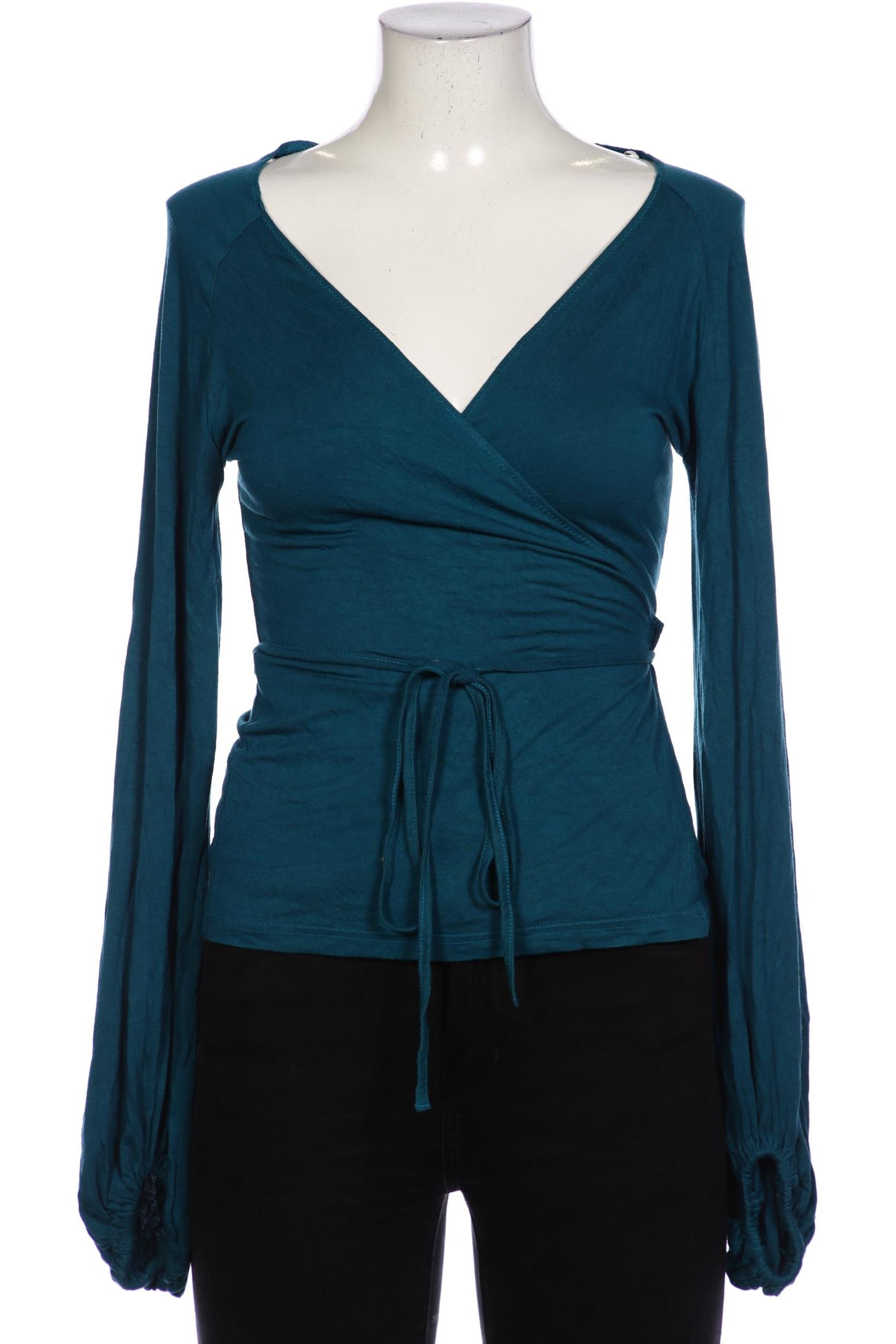 

Noa Noa Damen Langarmshirt, türkis, Gr. 42