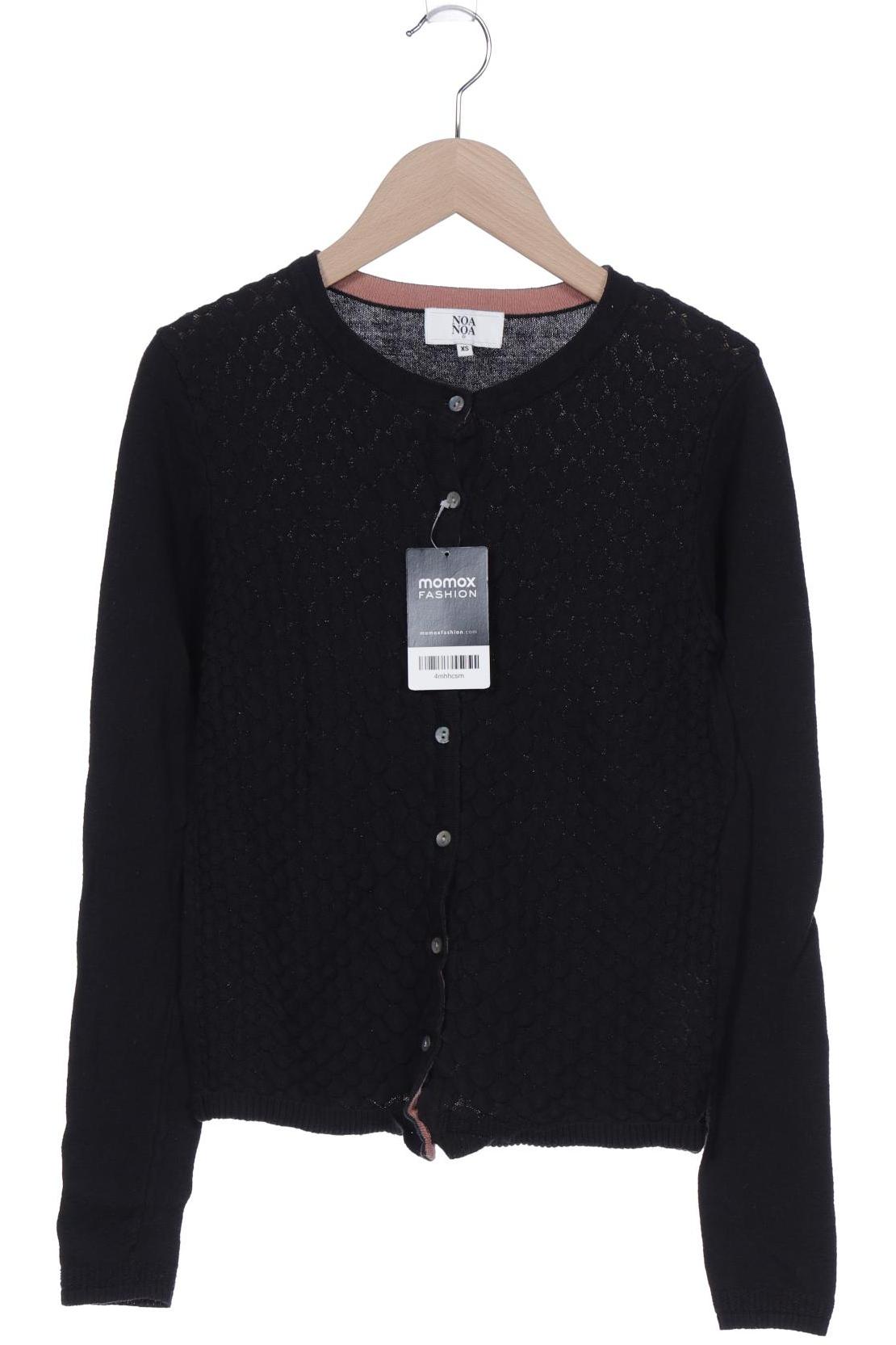 

Noa Noa Damen Strickjacke, schwarz, Gr. 34