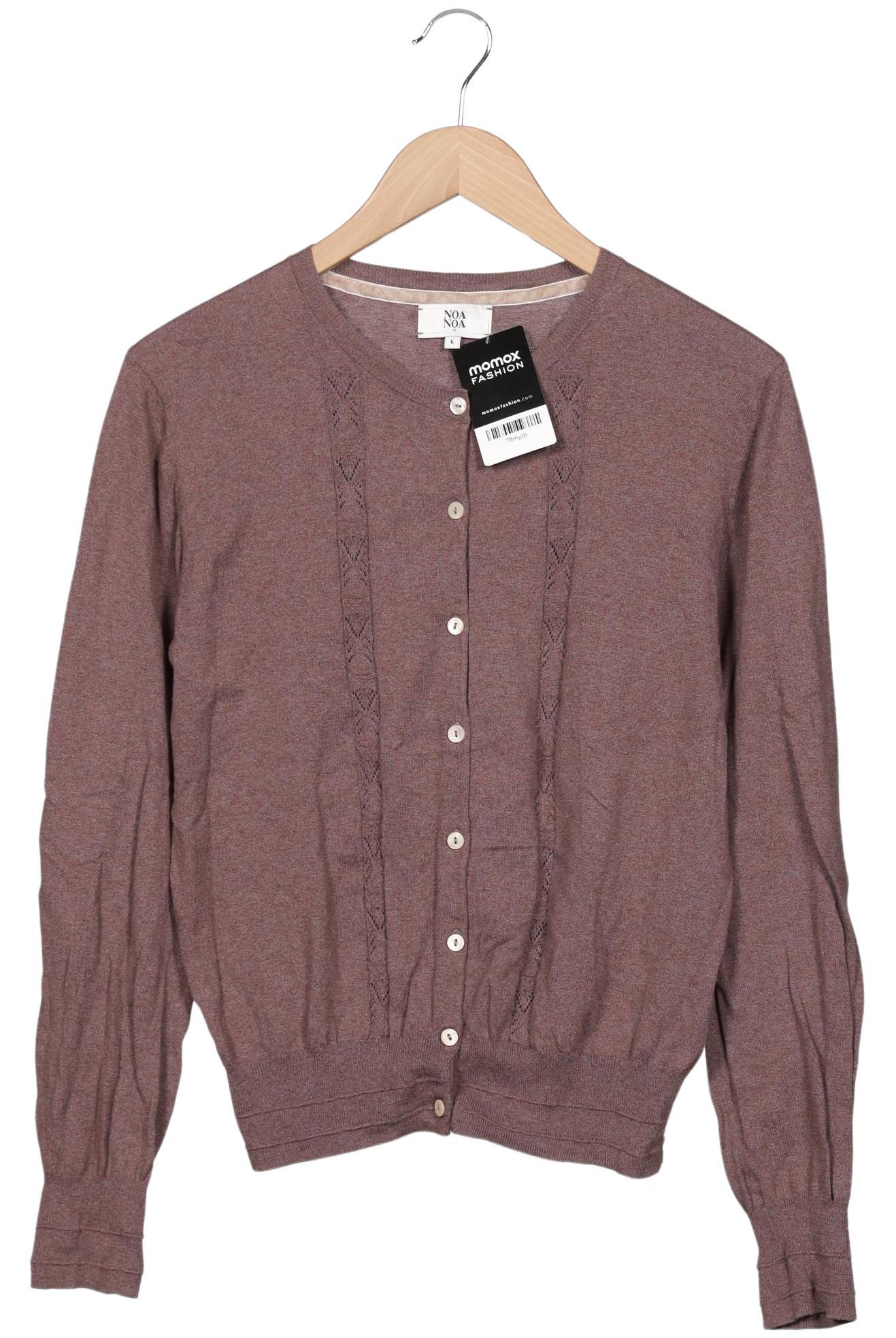 

Noa Noa Damen Strickjacke, bordeaux, Gr. 42