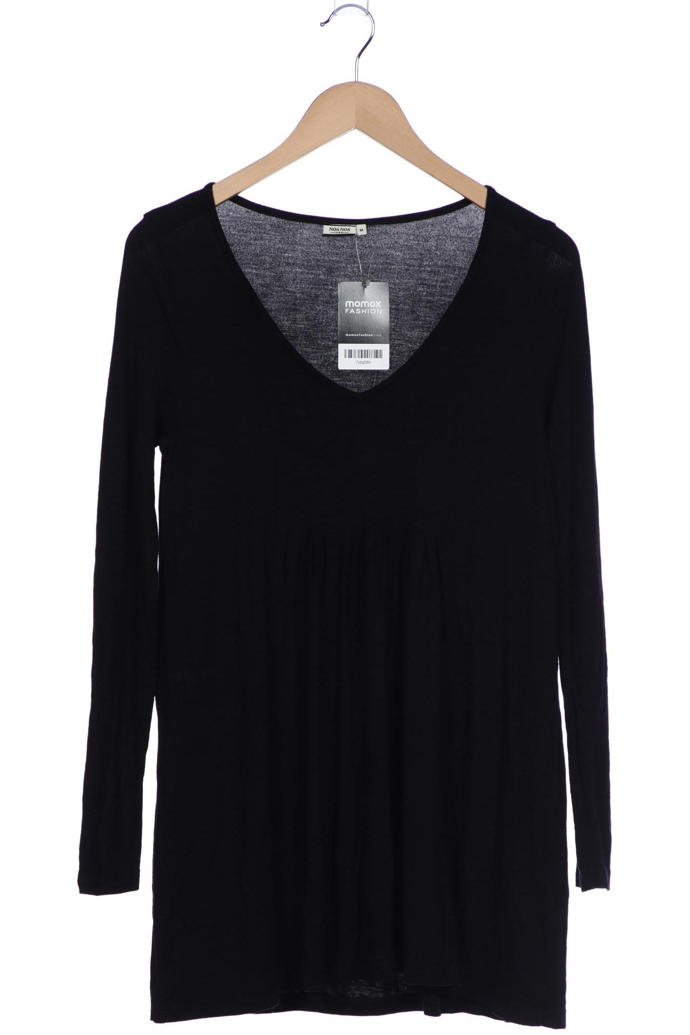 

Noa Noa Damen Langarmshirt, schwarz, Gr. 38