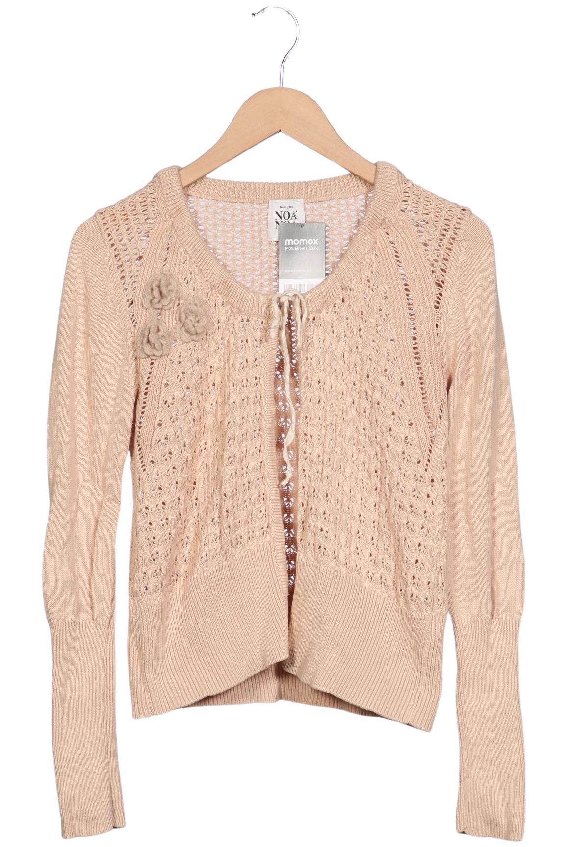 

Noa Noa Damen Strickjacke, beige, Gr. 36