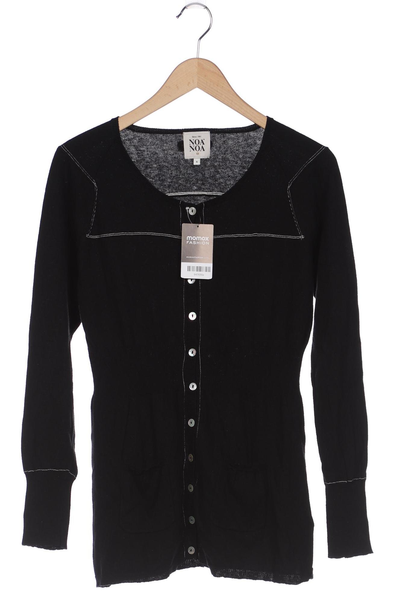 

Noa Noa Damen Strickjacke, schwarz, Gr. 36