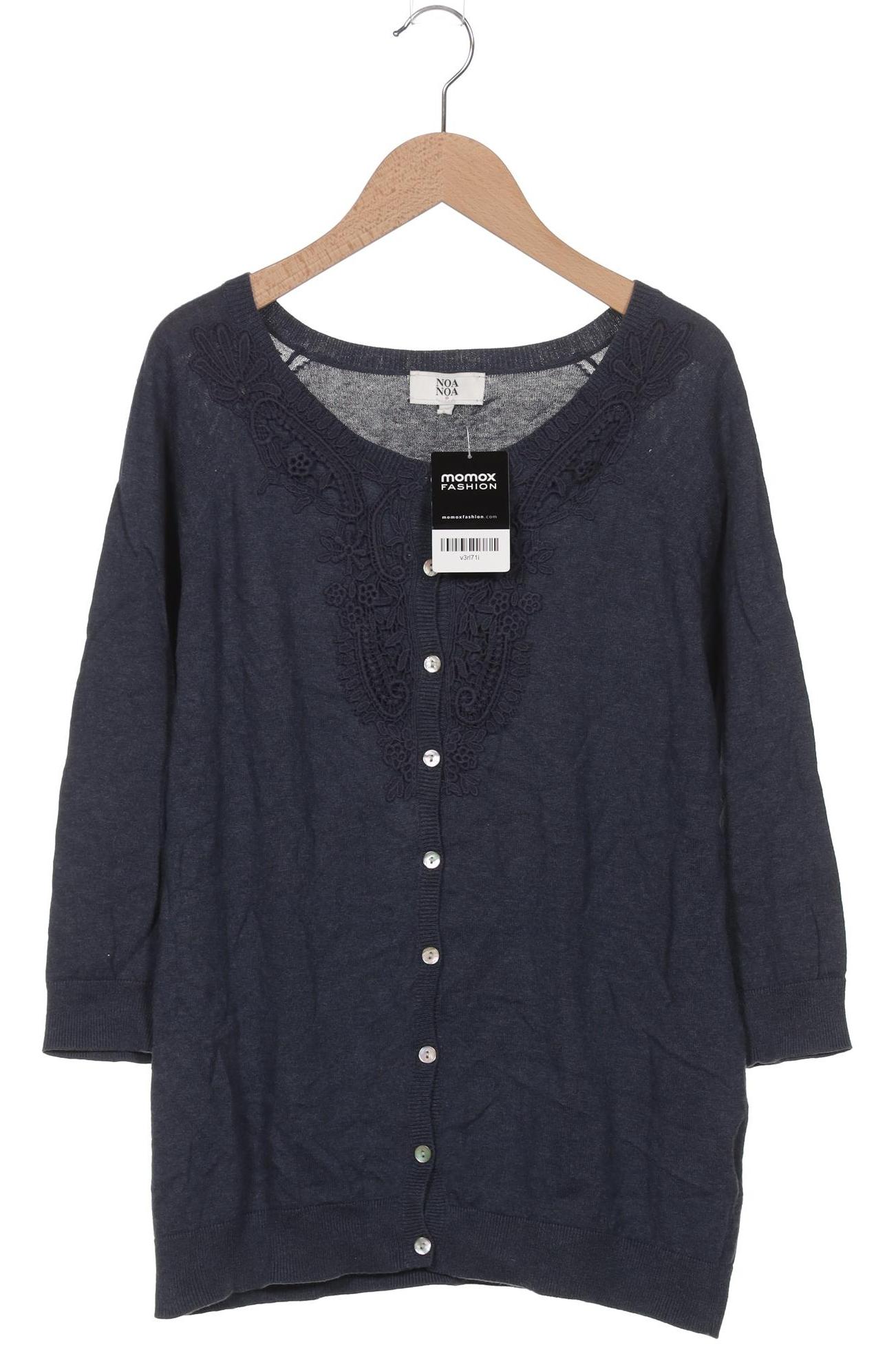 

Noa Noa Damen Strickjacke, marineblau, Gr. 42