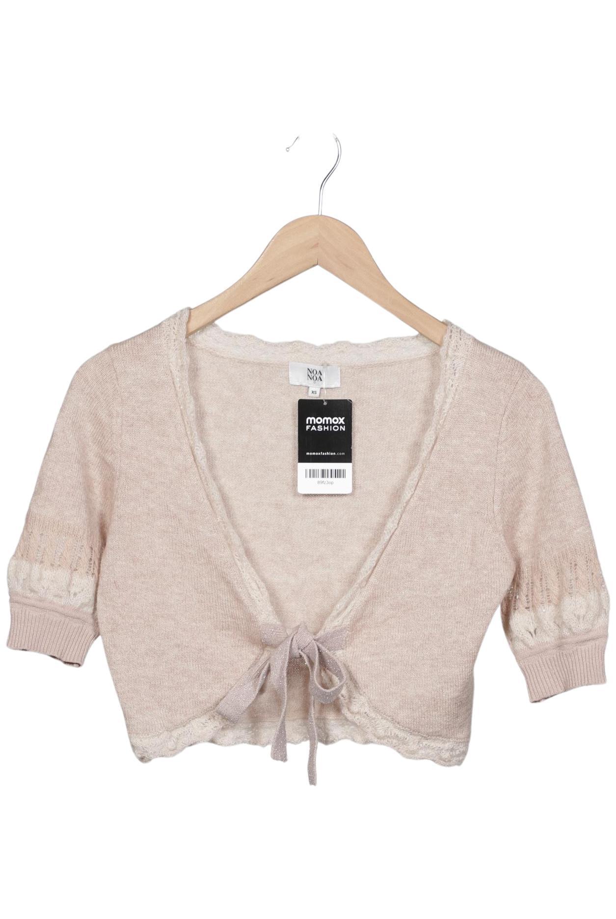 

Noa Noa Damen Strickjacke, beige, Gr. 34
