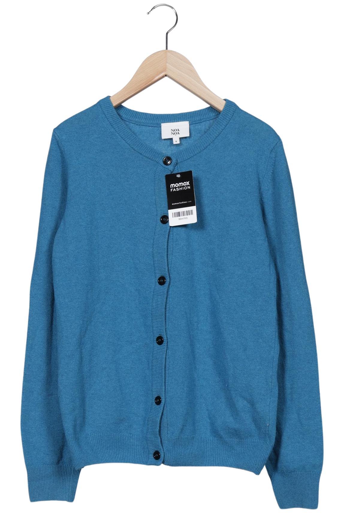 

Noa Noa Damen Strickjacke, blau, Gr. 36