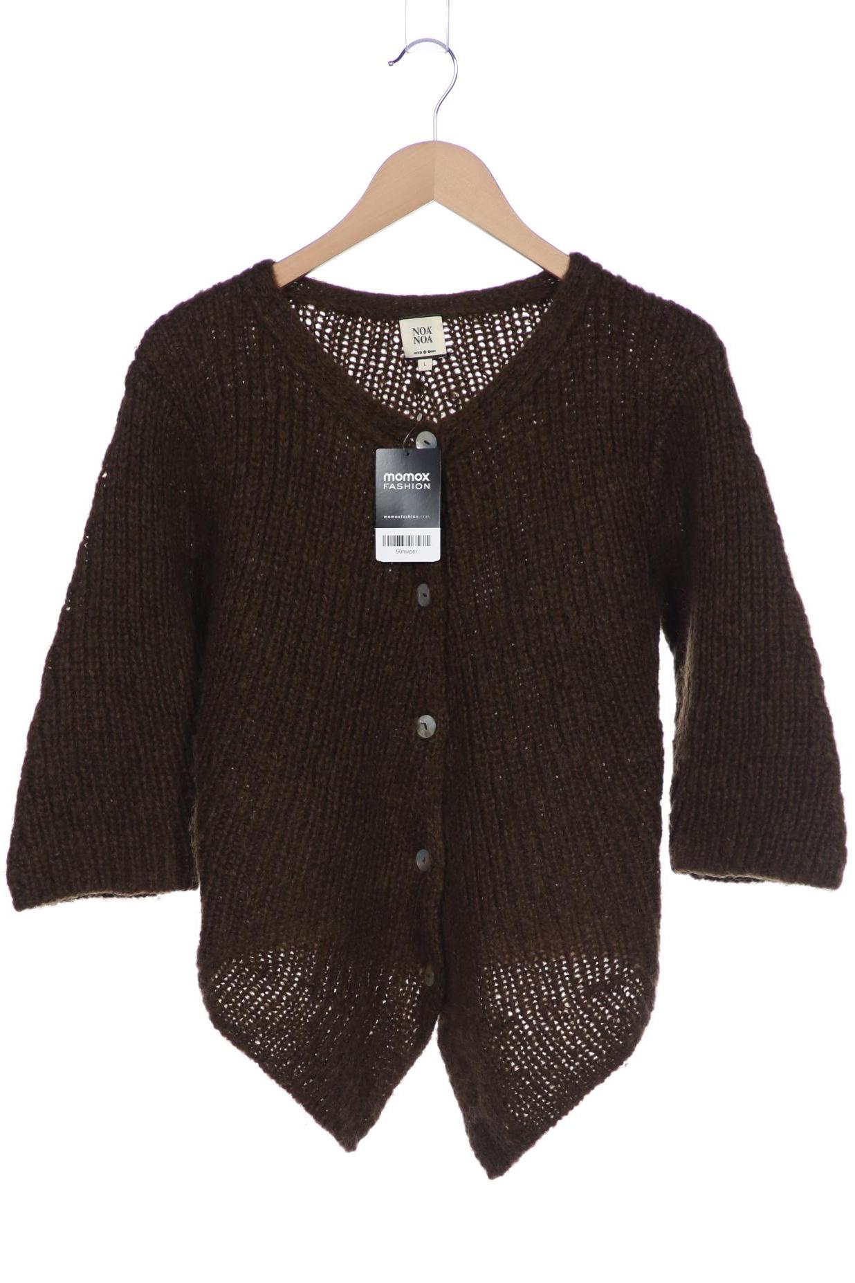 

Noa Noa Damen Strickjacke, braun, Gr. 42