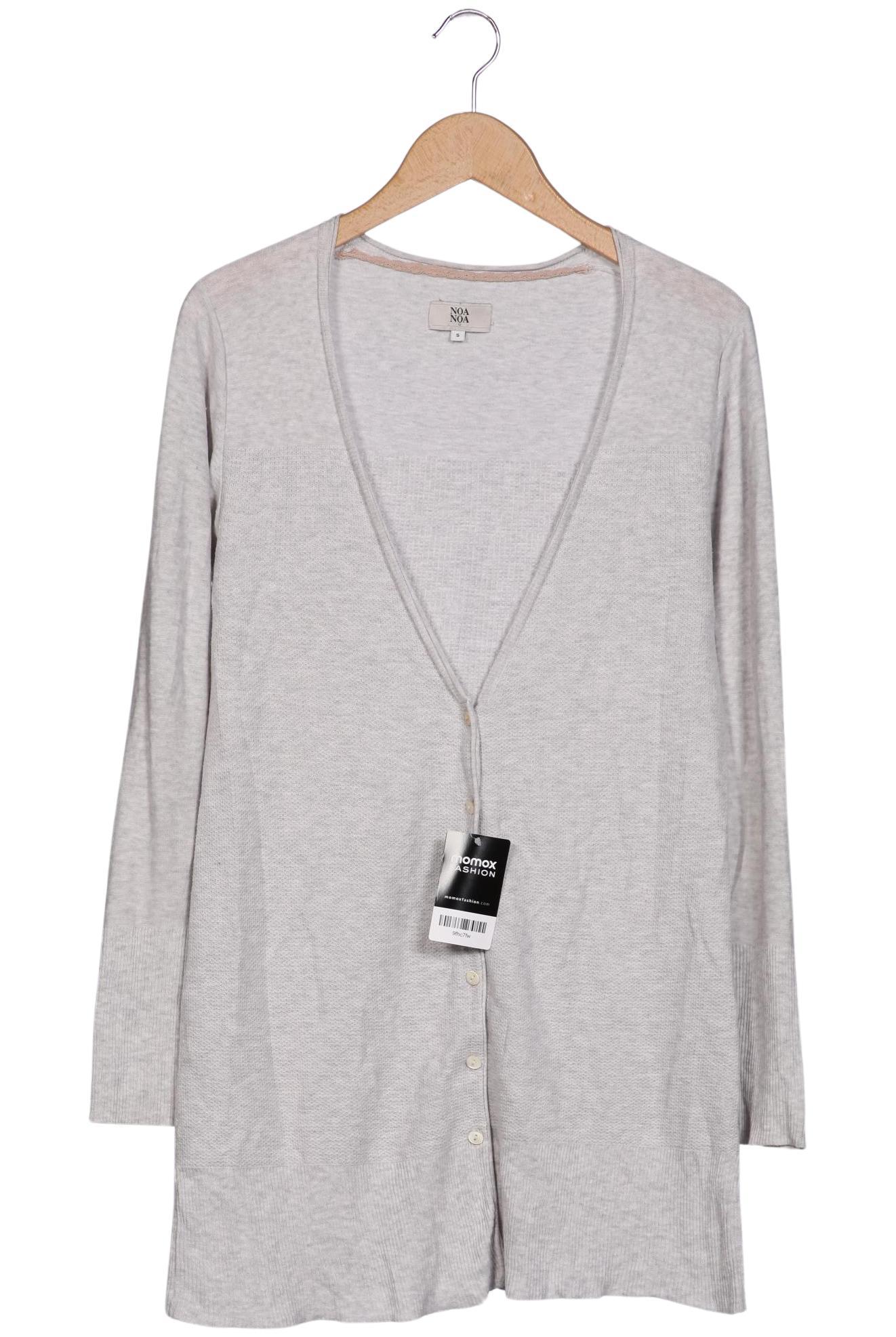 

Noa Noa Damen Strickjacke, grau, Gr. 36