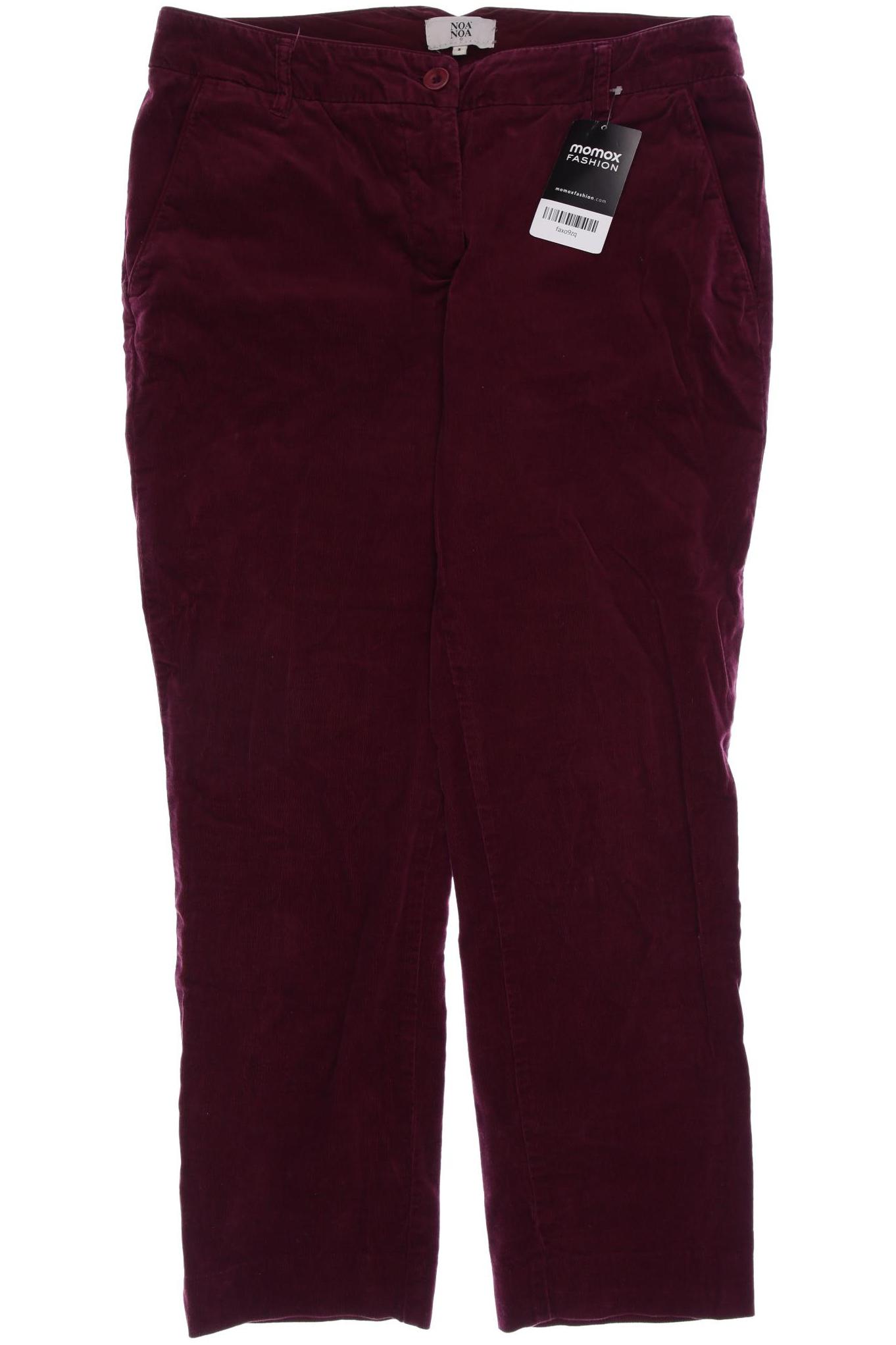 

Noa Noa Damen Stoffhose, bordeaux, Gr. 0