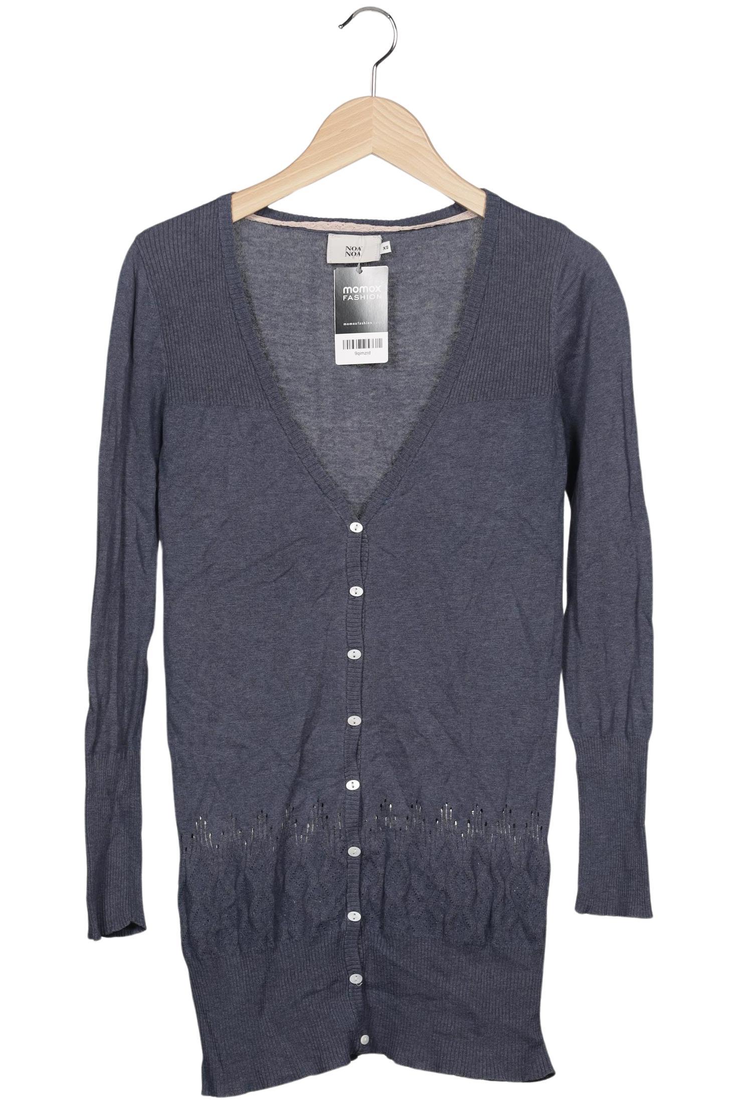 

Noa Noa Damen Strickjacke, marineblau, Gr. 34