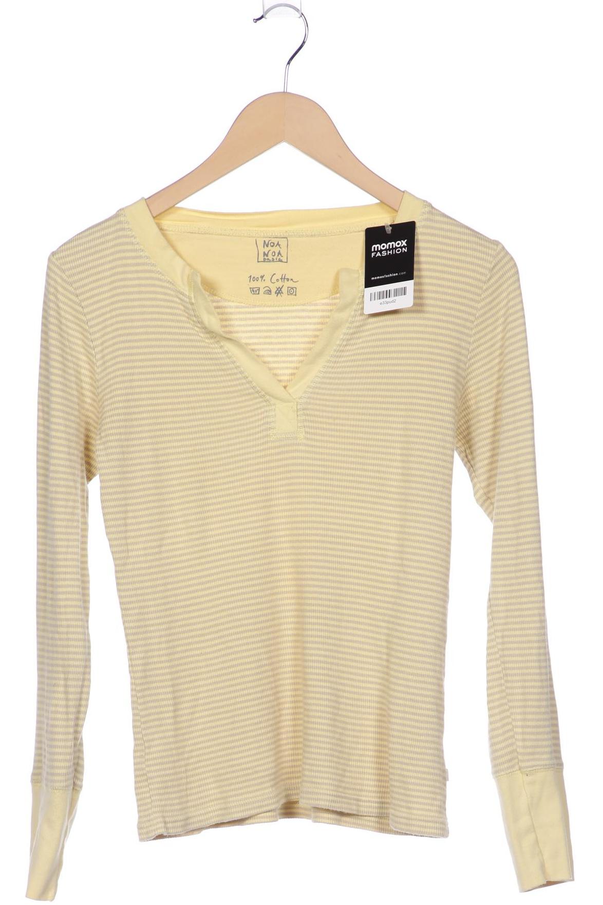 

Noa Noa Damen Langarmshirt, gelb, Gr. 38