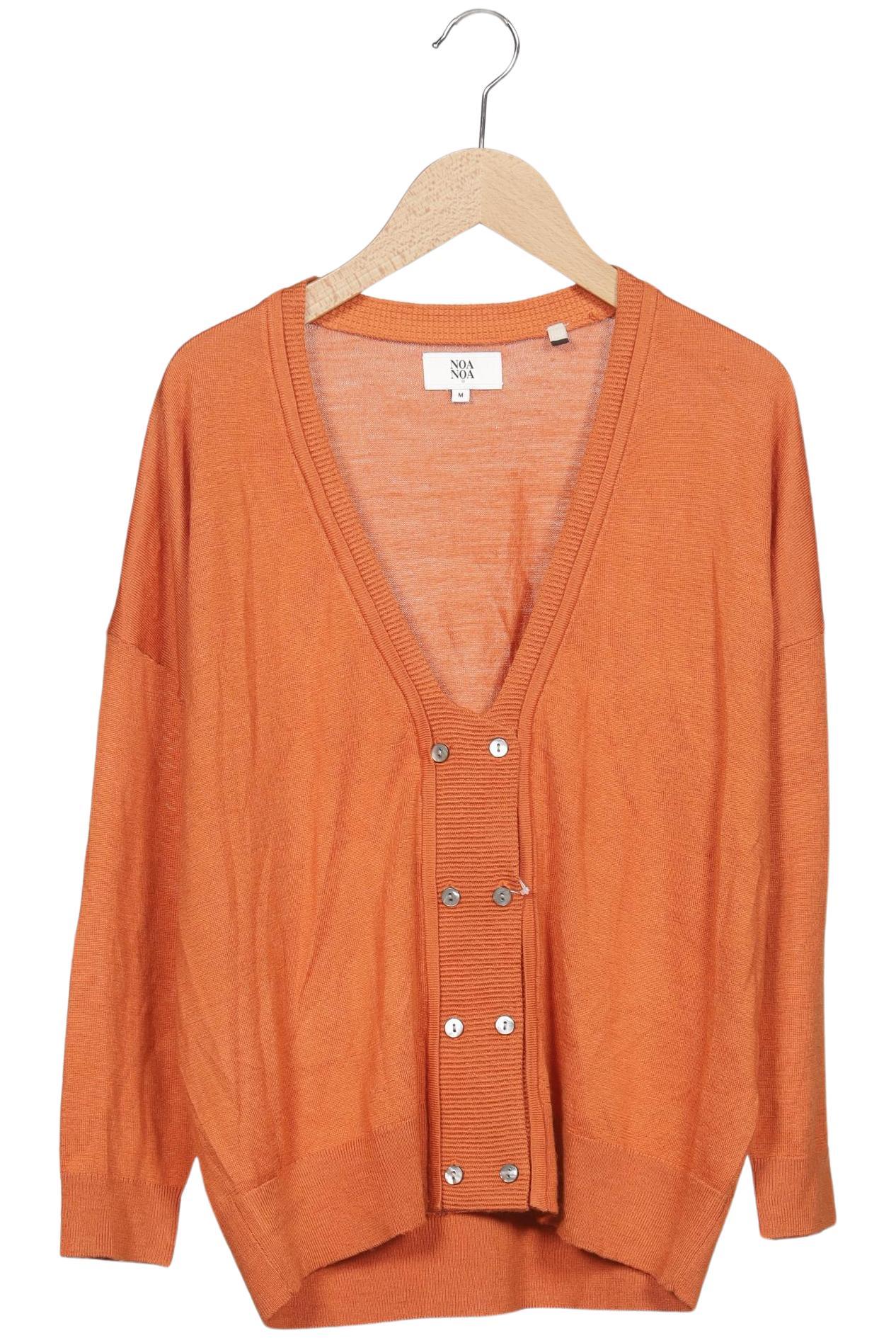 

Noa Noa Damen Strickjacke, orange, Gr. 38