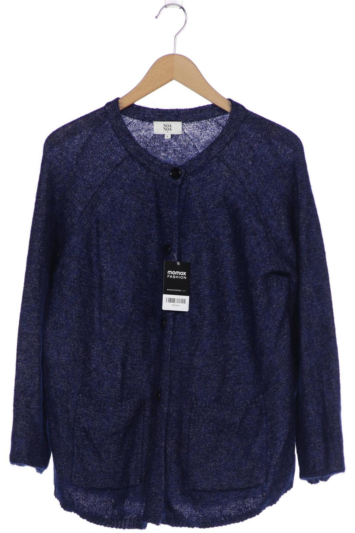 

Noa Noa Damen Strickjacke, marineblau, Gr. 42