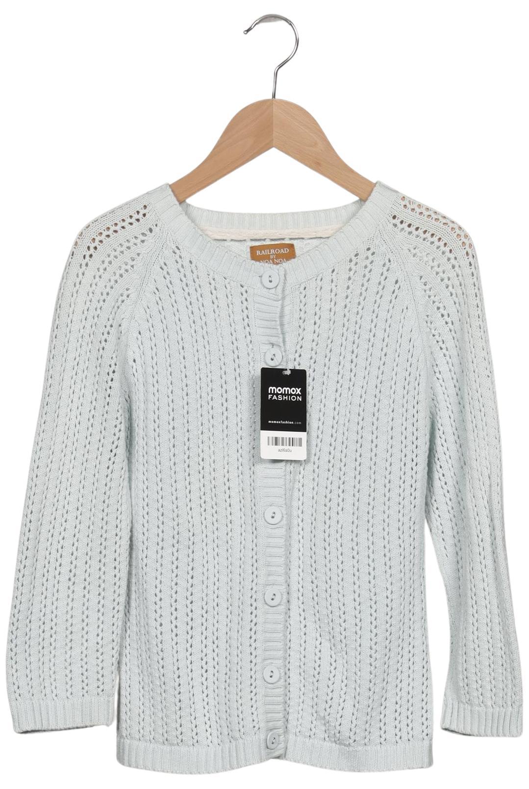 

Noa Noa Damen Strickjacke, hellblau, Gr. 34