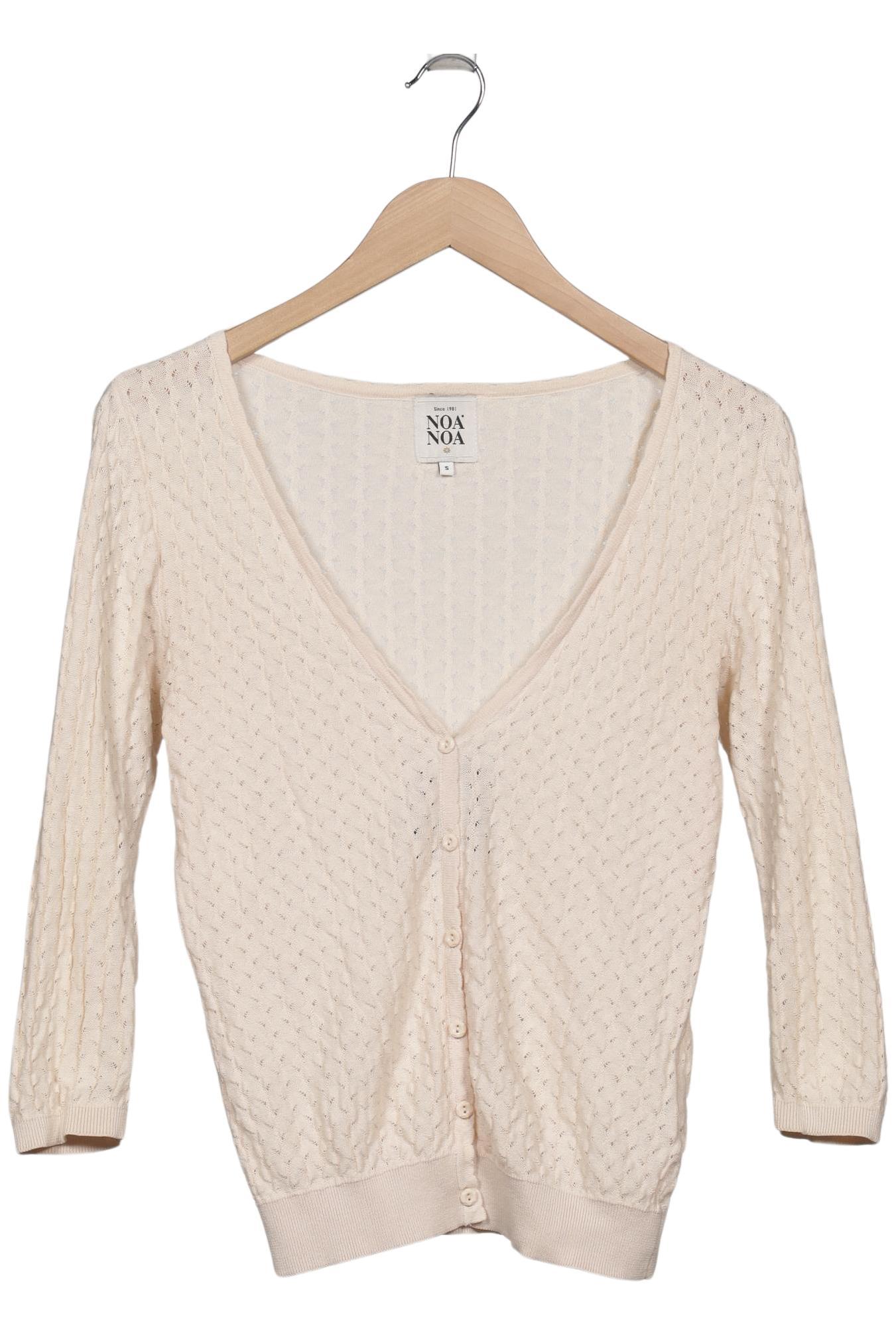 

Noa Noa Damen Strickjacke, cremeweiß, Gr. 36