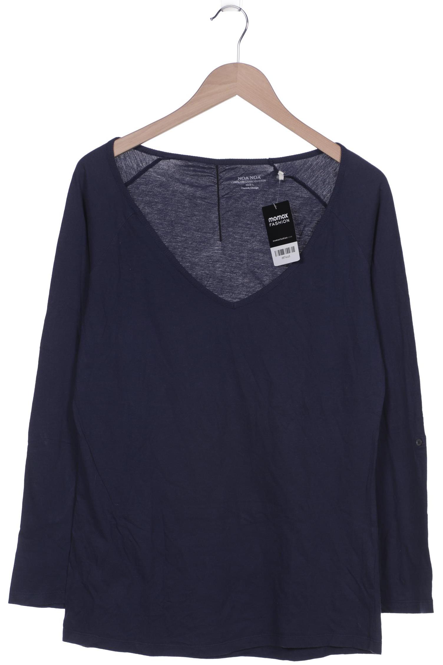 

Noa Noa Damen Langarmshirt, marineblau, Gr. 42