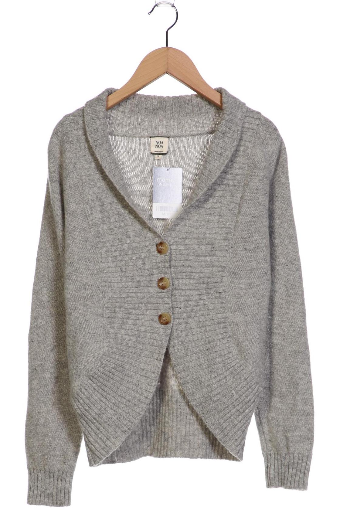 

Noa Noa Damen Strickjacke, grau, Gr. 36
