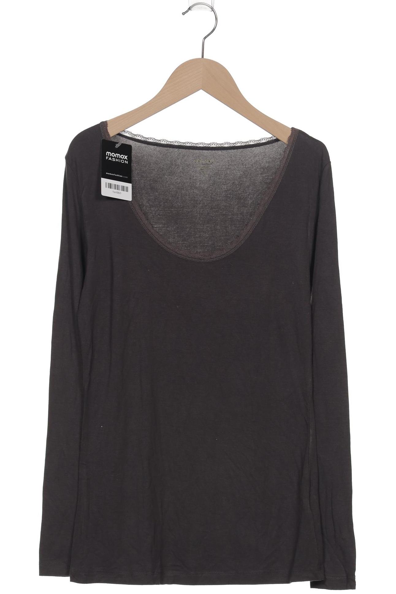 

Noa Noa Damen Langarmshirt, grau, Gr. 38