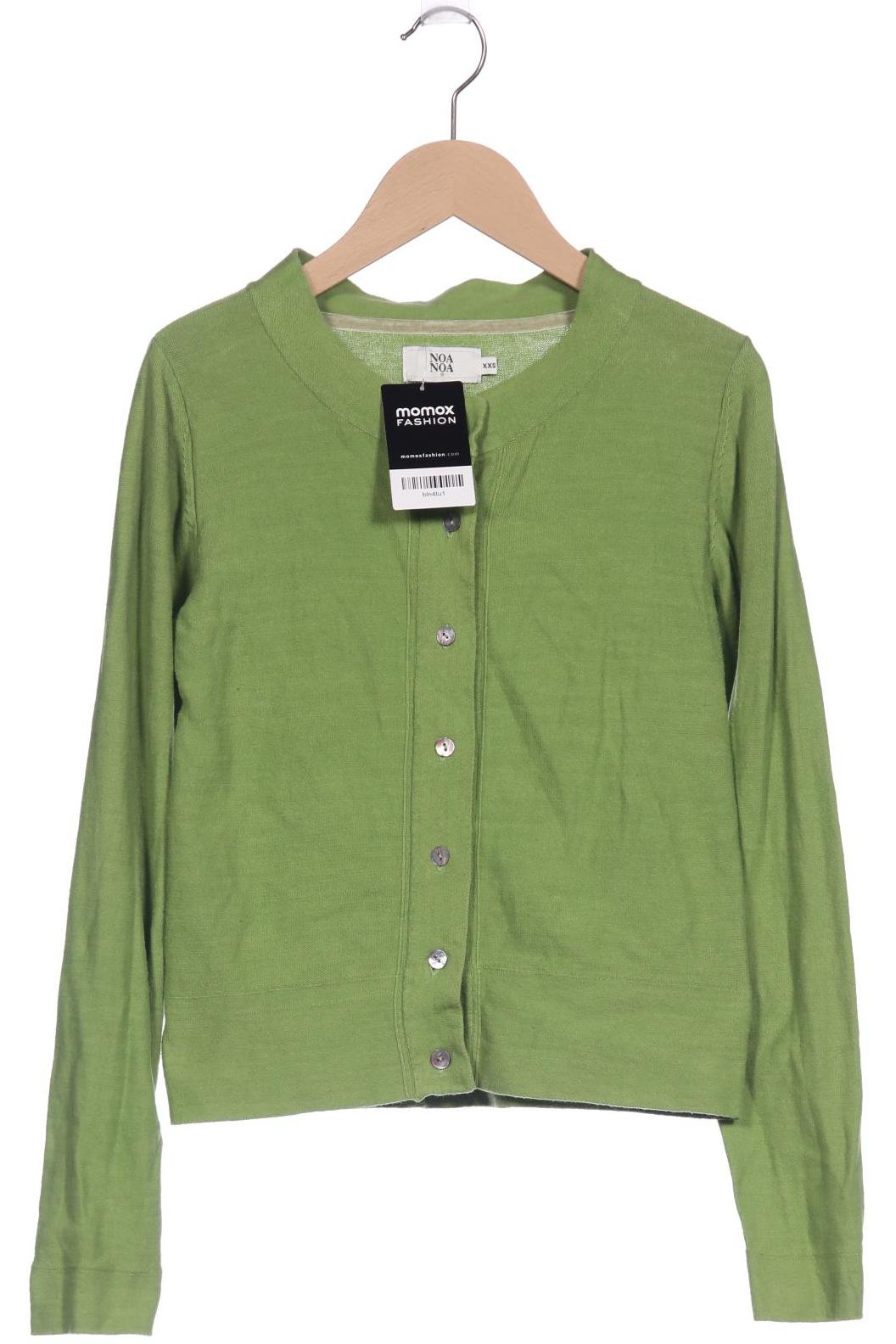 

Noa Noa Damen Strickjacke, grün, Gr. 32