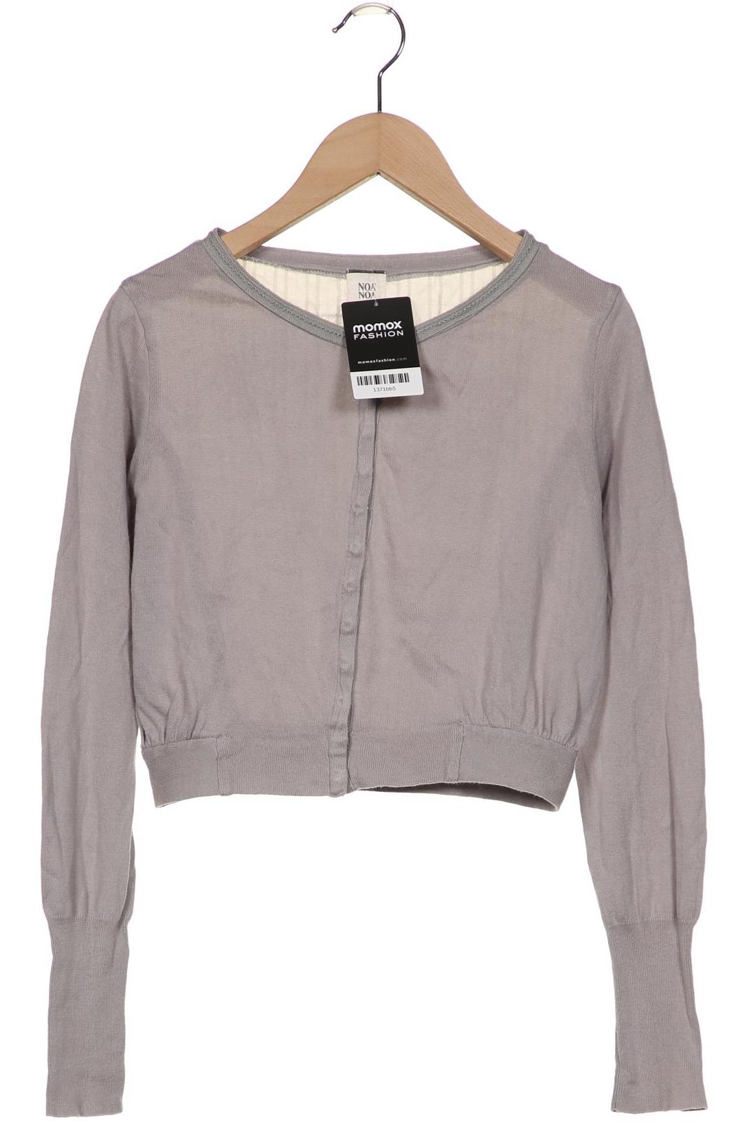 

Noa Noa Damen Strickjacke, grau, Gr. 34