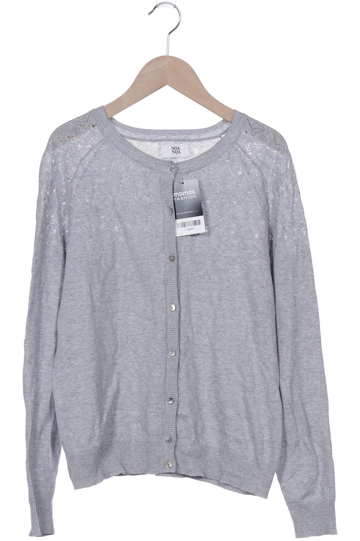 

Noa Noa Damen Strickjacke, grau, Gr. 36