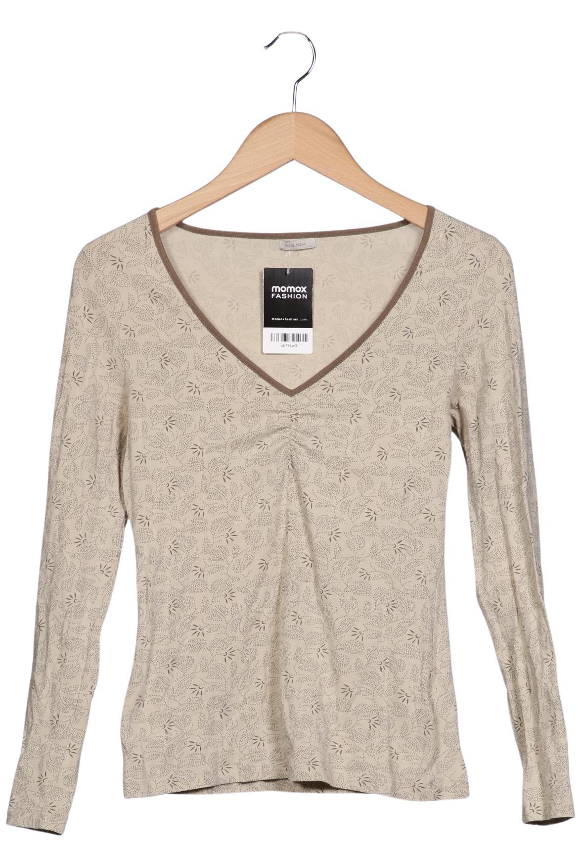 

Noa Noa Damen Langarmshirt, beige, Gr. 38
